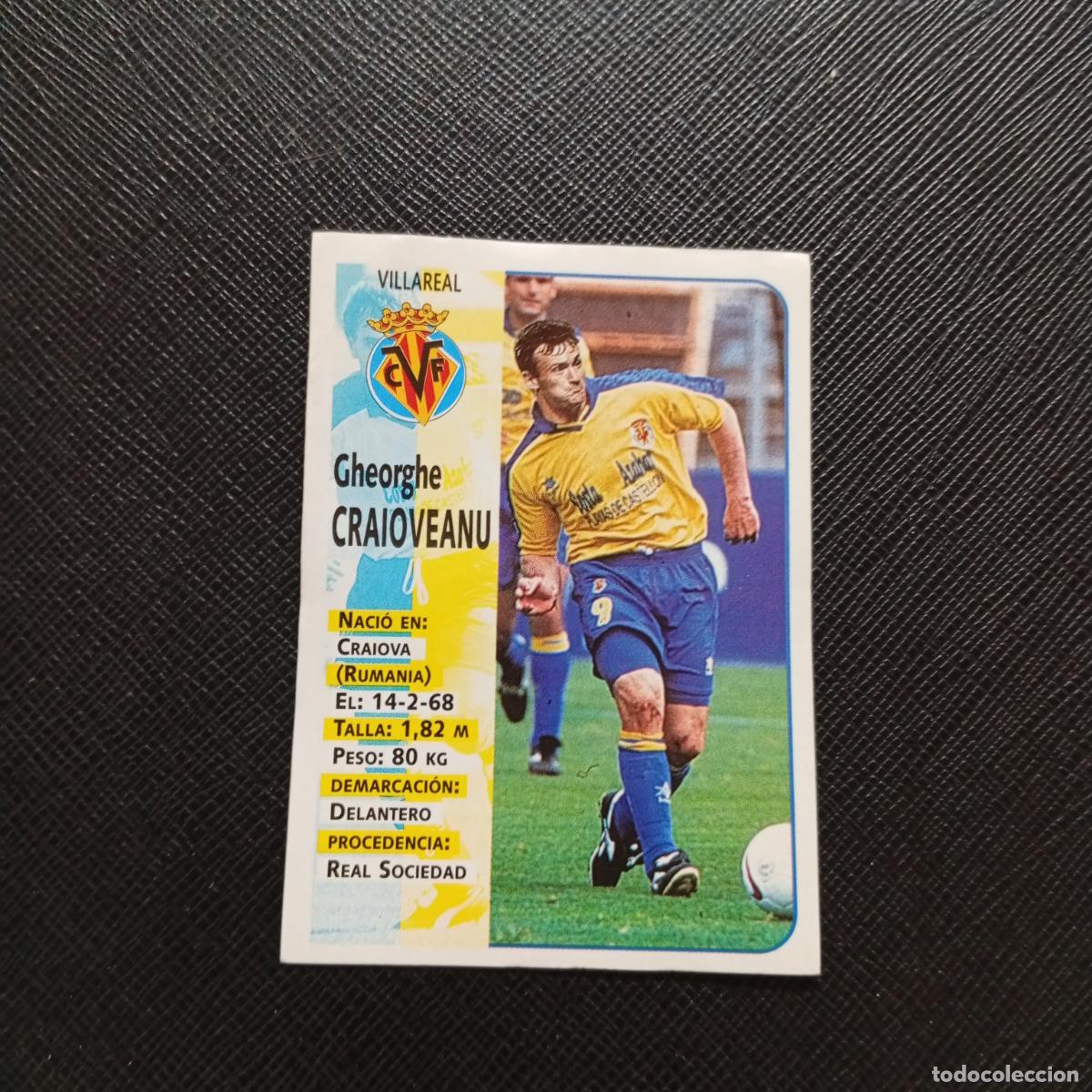 Cromos de F&uacute;tbol: 384 CRAIOVEANU VILLARREAL PANINI 1998 1999 CROMO FUTBOL LIGA 98 99 - SIN PEGAR - A146 PG118