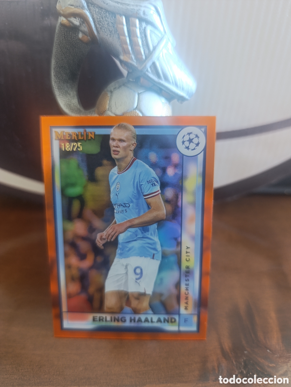 Cromos de F&uacute;tbol: Erling Halland Orange 18/25