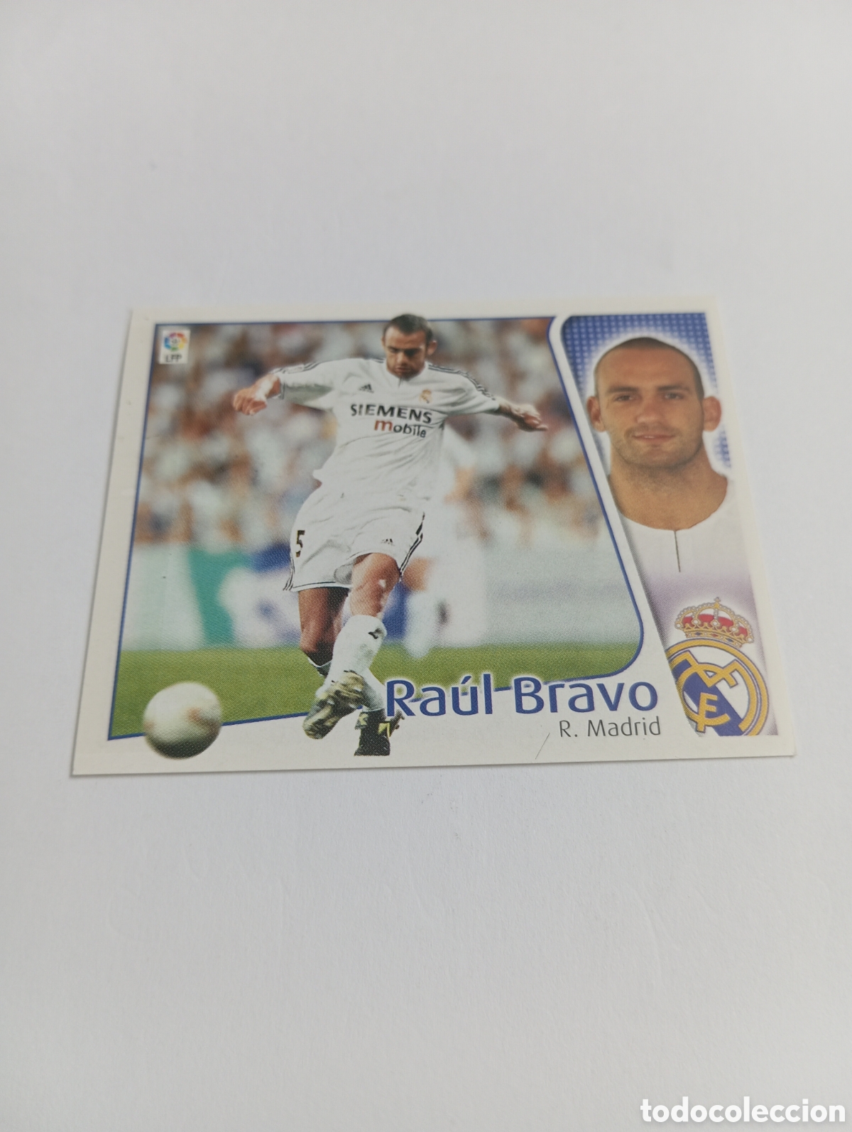 Cromos de F&uacute;tbol: RA&Uacute;L BRAVO Real Madrid LIGA ESTE 2004 2005 PANINI 04 05