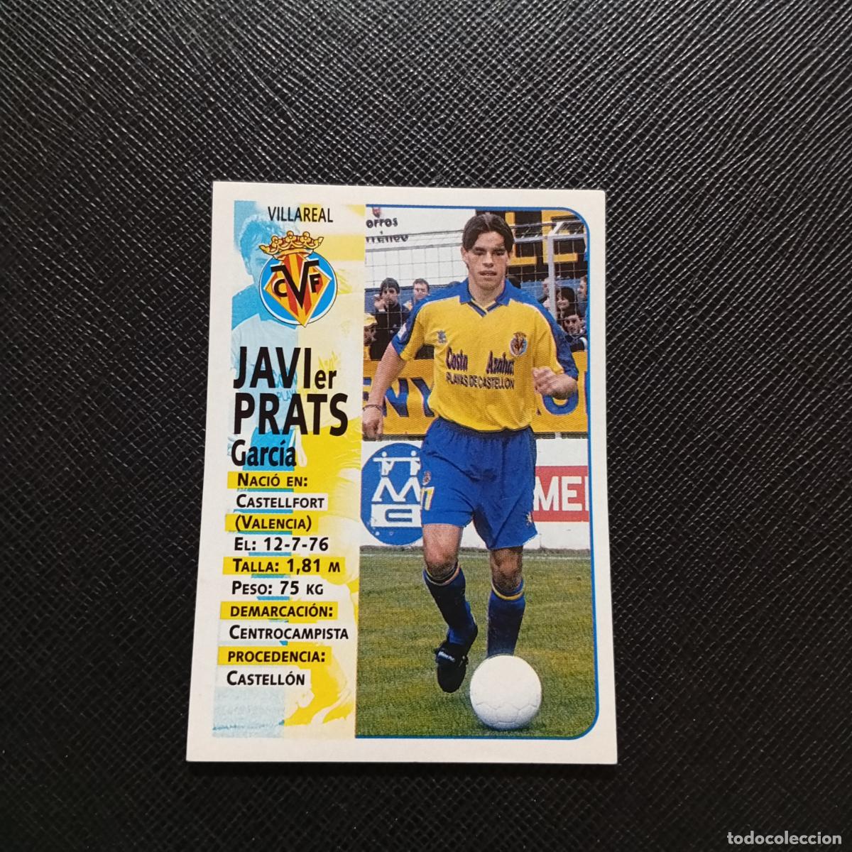 Fu&szlig;ball-Sticker: 379 JAVI PRATS VILLARREAL PANINI 1998 1999 CROMO FUTBOL LIGA 98 99 - SIN PEGAR - A146 PG118