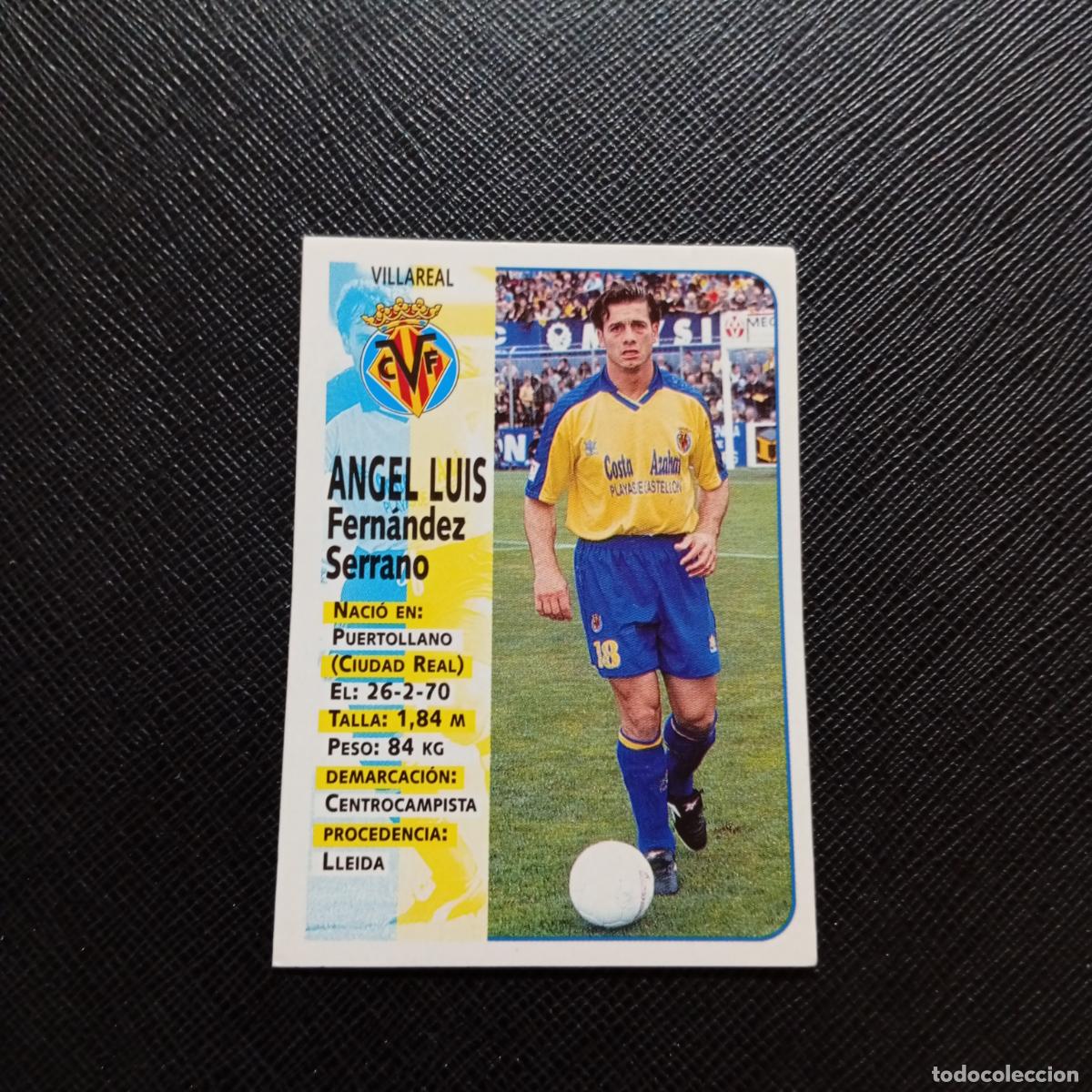 Cromos de F&uacute;tbol: 378 ANGEL LUIS VILLARREAL PANINI 1998 1999 CROMO FUTBOL LIGA 98 99 - SIN PEGAR - A146 PG136 B