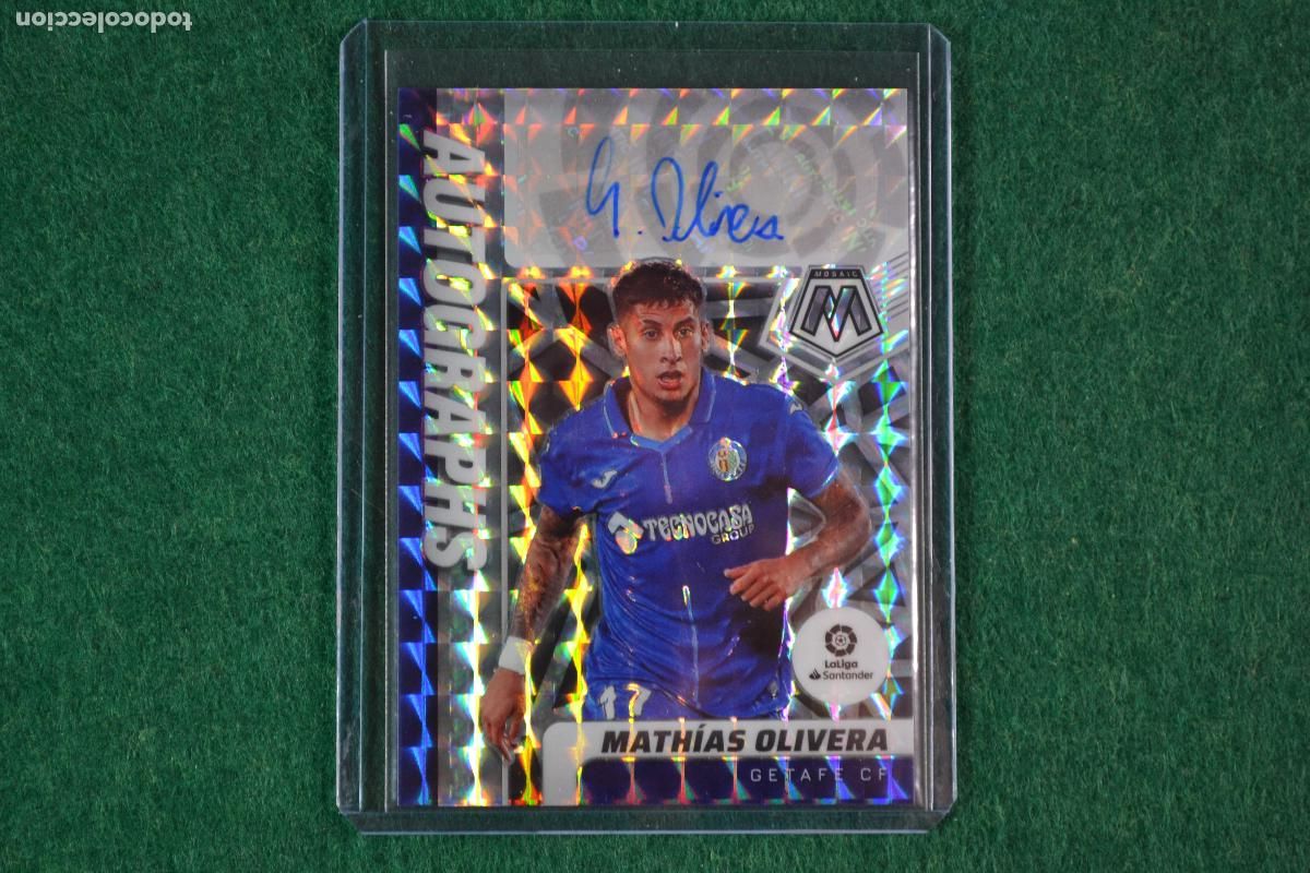 Cromos de F&uacute;tbol: PANINI MOSAIC LA LIGA 2021-22 - MATHIAS OLIVERA (GETAFE CF) AUTOGRAFO ORIGINAL