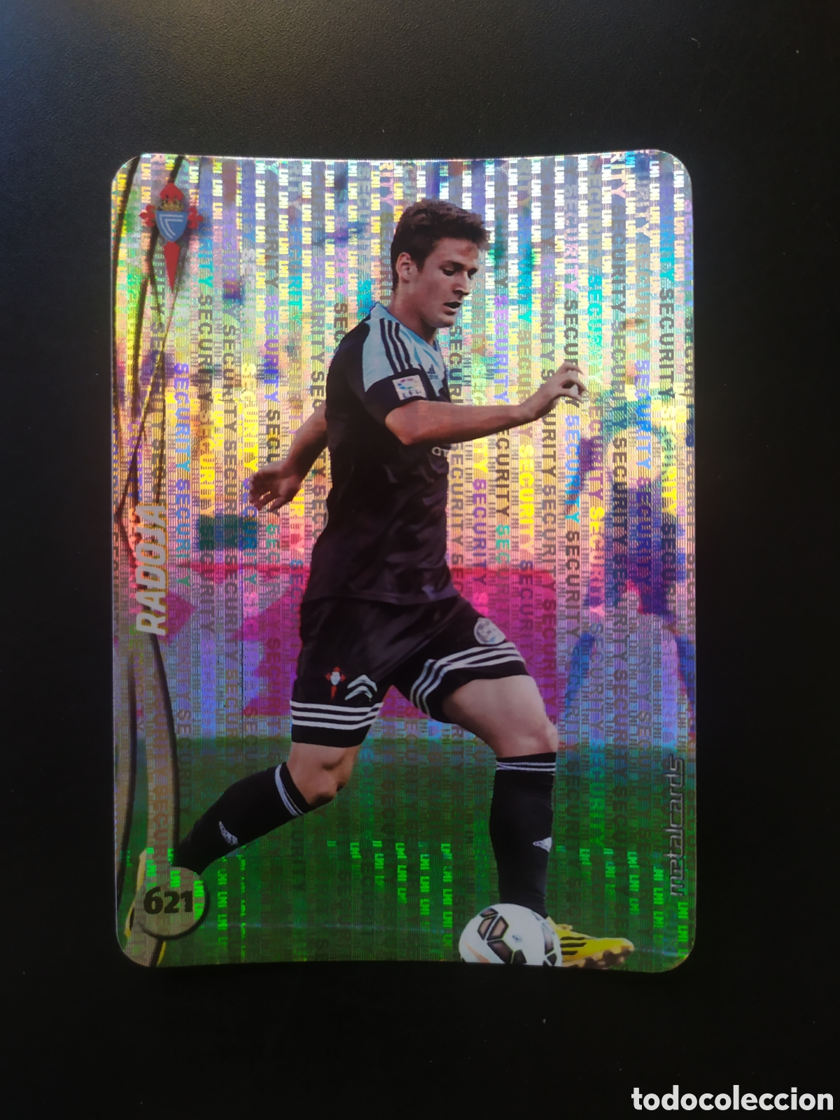 Cromos de F&uacute;tbol: Mundicromo fichas Liga 2014 2015 14 15 Radoja top brillo security n&deg; 621 Celta Vigo