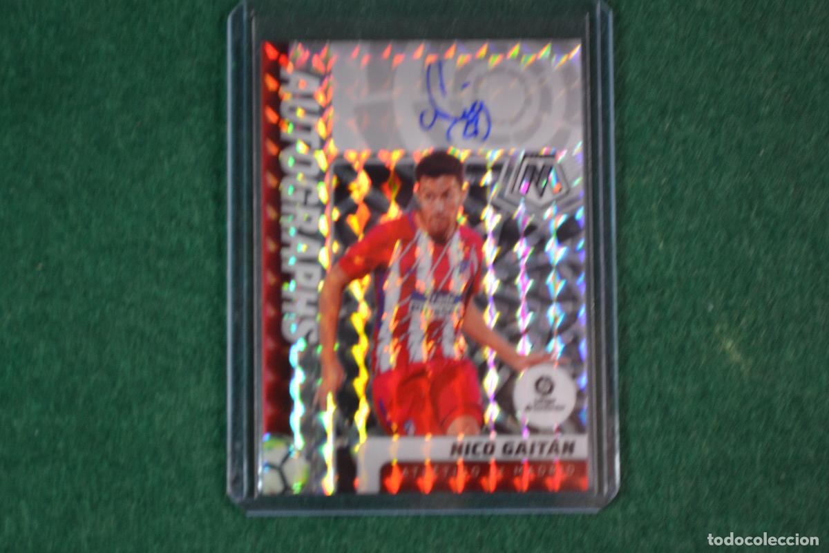 Cromos de F&uacute;tbol: PANINI MOSAIC LA LIGA 2021-22 - NICO GAITAN (ATLETICO DE MADRID) AUTOGRAFO ORIGINAL