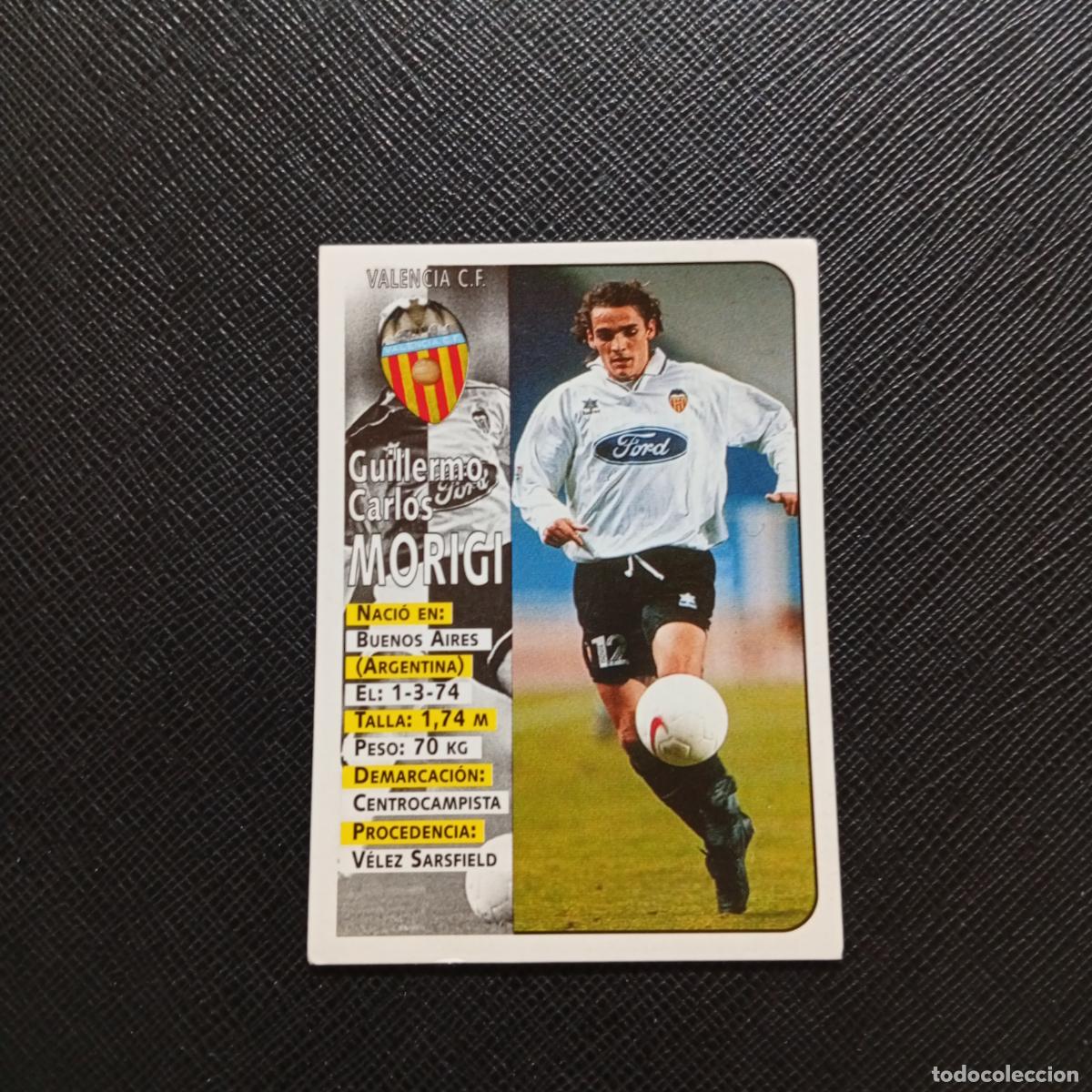Cromos de F&uacute;tbol: 174 MORIGI VALENCIA PANINI 1998 1999 CROMO FUTBOL LIGA 98 99 - SIN PEGAR - A146 PG136