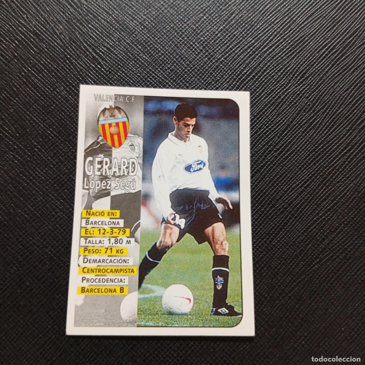 Cromos de F&uacute;tbol: 173 GERARD VALENCIA PANINI 1998 1999 CROMO FUTBOL LIGA 98 99 - SIN PEGAR - A146 PG154