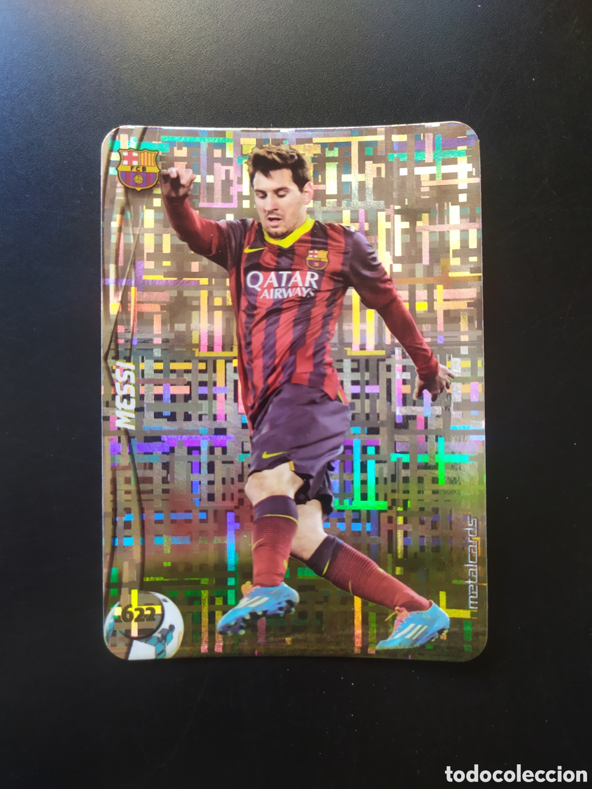 Cromos de F&uacute;tbol: Mundicromo fichas Liga 2014 2015 14 15 Messi top brillo tetris n&deg; 622 Barcelona