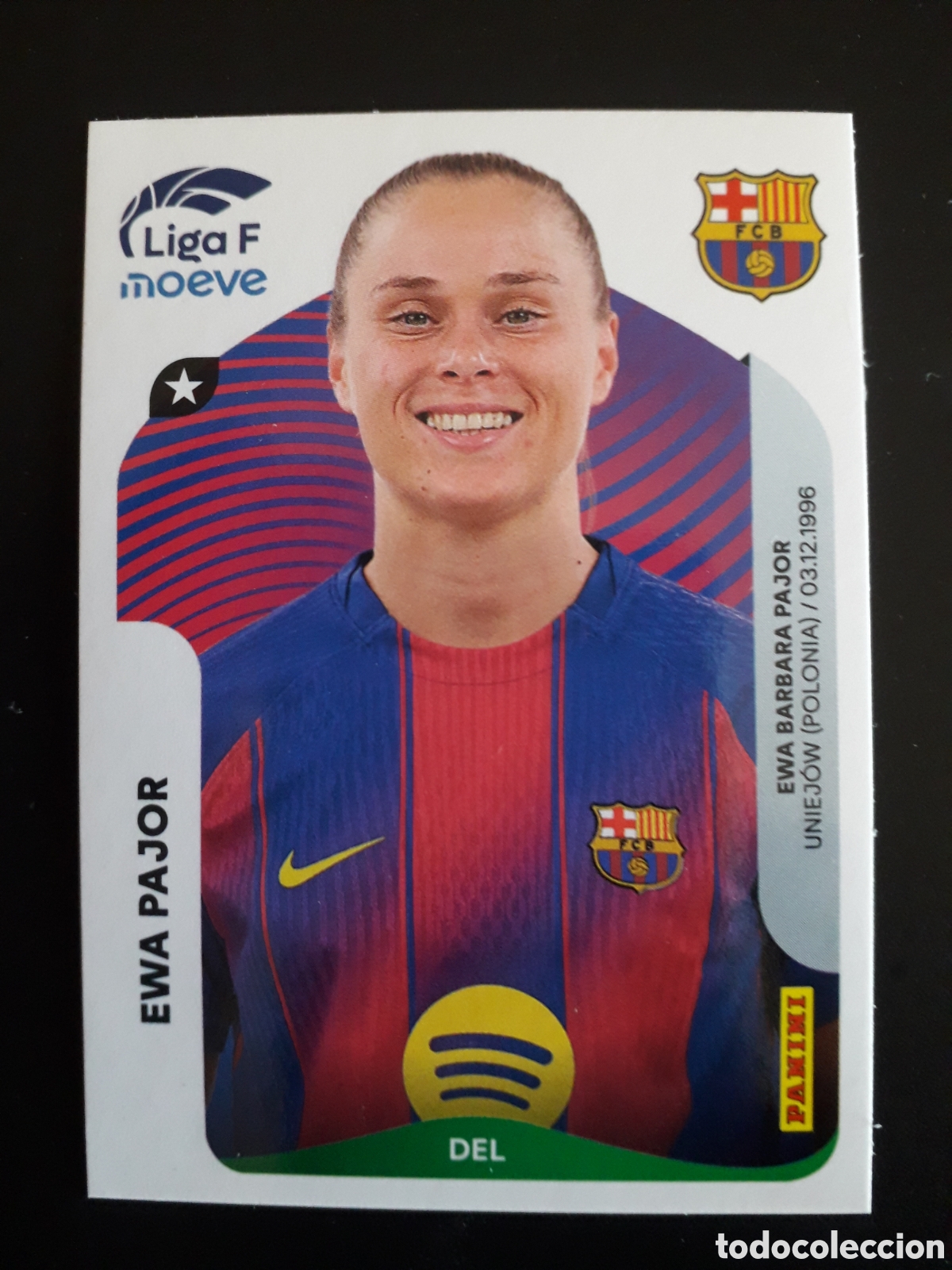 Cromos de Futebol: EWA PAJOR FC BARCELONA N&deg; 101 LIGA F FEMENINA 2025 2026 25 26 PANINI SIN PEGAR PEDIDO M&Iacute;NIMO 3&euro;