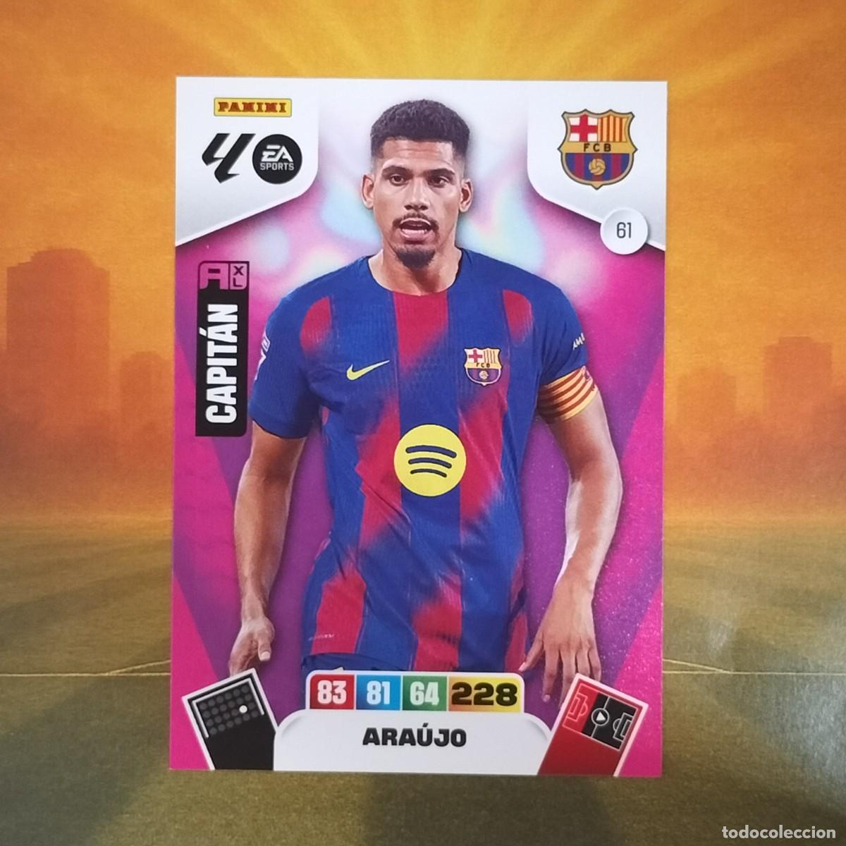 Cromos de Futebol: #061 61 Araujo | FC Barcelona | Adrenalyn XL LaLiga 2025 2026 Panini 25 26