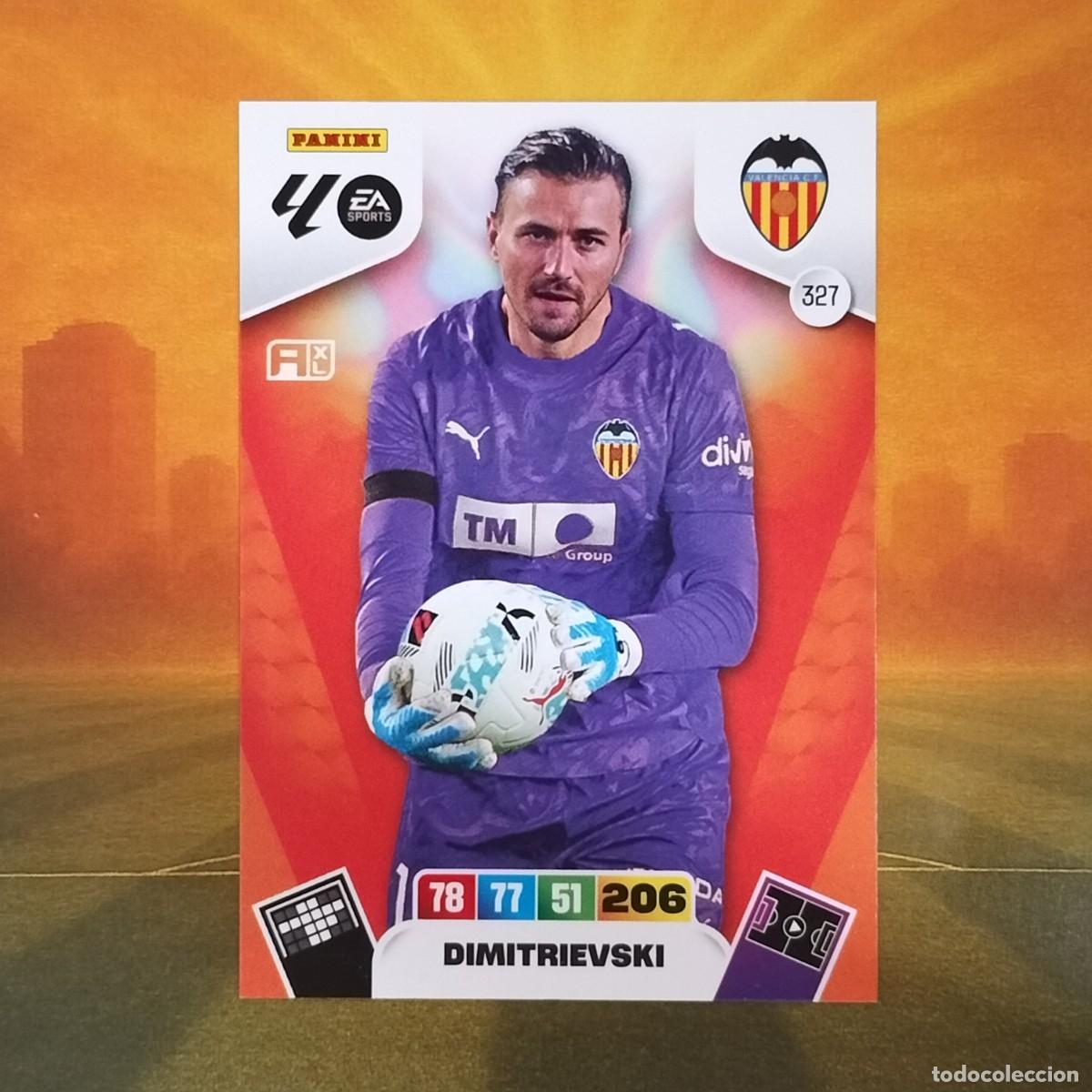 Cromos de Futebol: #327 Dimitrievski | Valencia CF | Adrenalyn XL LaLiga 2025 2026 Panini 25 26
