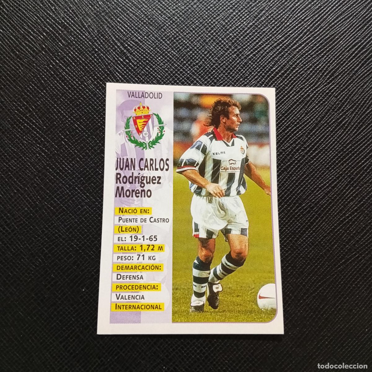 Cromos de F&uacute;tbol: 201 JUAN CARLOS VALLADOLID PANINI 1998 1999 CROMO FUTBOL LIGA 98 99 - SIN PEGAR - A146 PG163