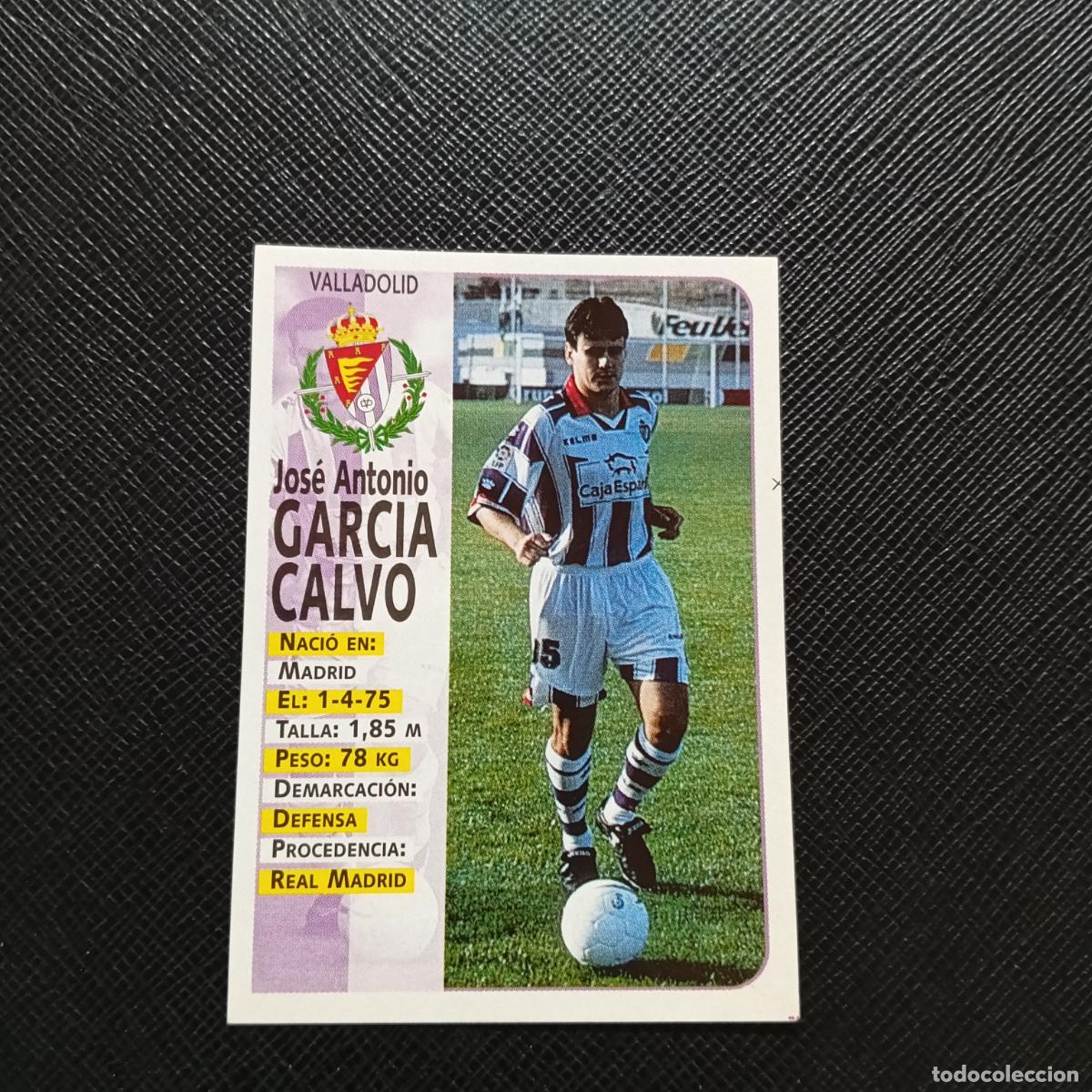 Cromos de F&uacute;tbol: 205 GARCIA CALVO VALLADOLID PANINI 1998 1999 CROMO FUTBOL LIGA 98 99 - SIN PEGAR - A146 PG190