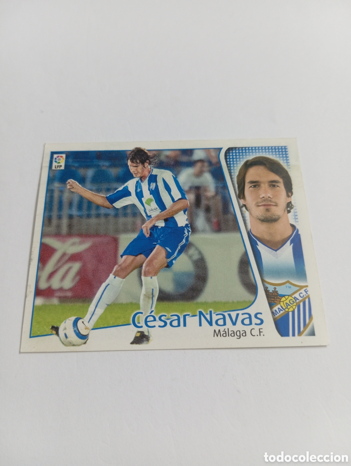 Cromos de Futebol: CESAR NAVAS COLOCA M&aacute;laga LIGA ESTE 2004 2005 PANINI 04 05