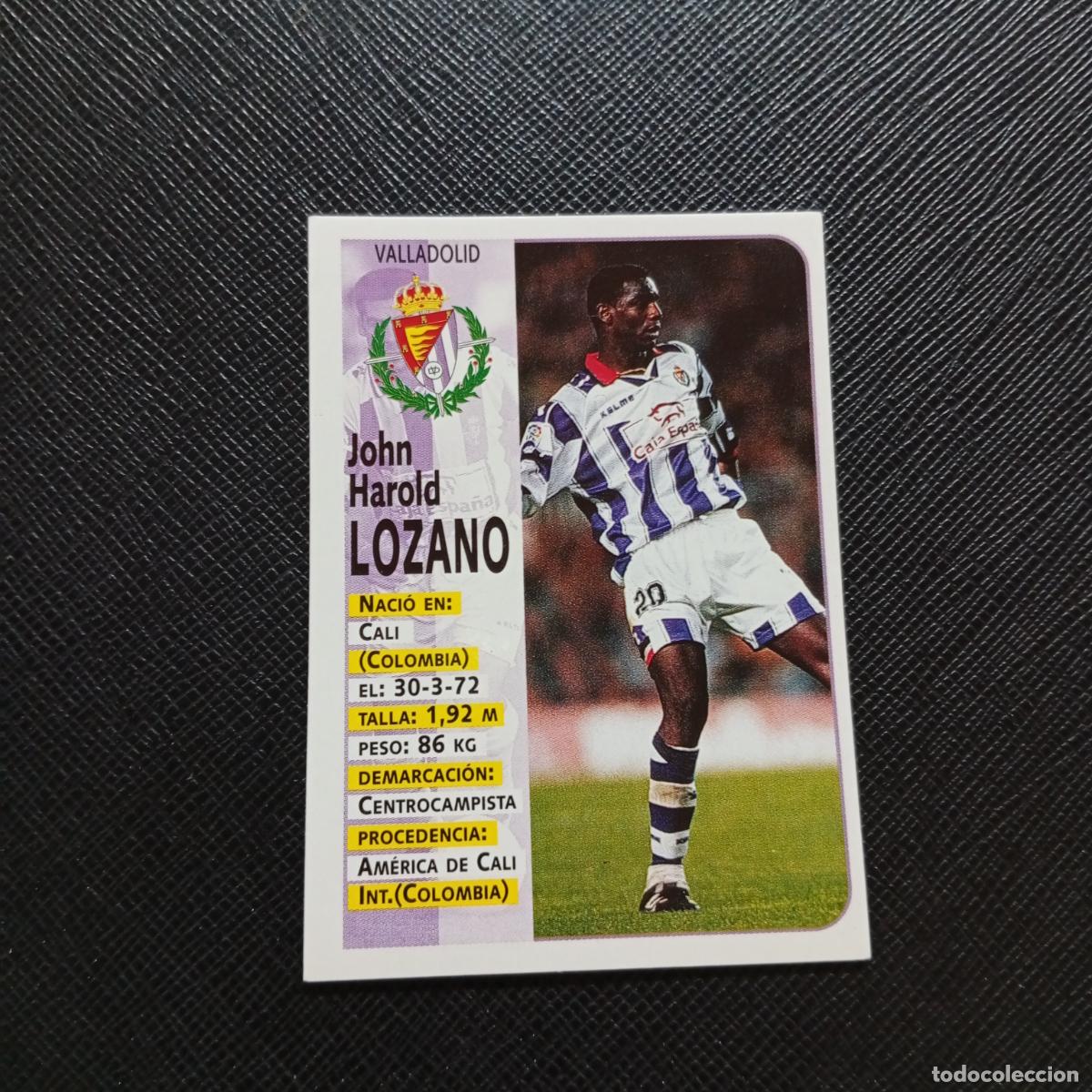 Cartes &agrave; collectionner de Football: 209 LOZANO VALLADOLID PANINI 1998 1999 CROMO FUTBOL LIGA 98 99 - SIN PEGAR - A146 PG190