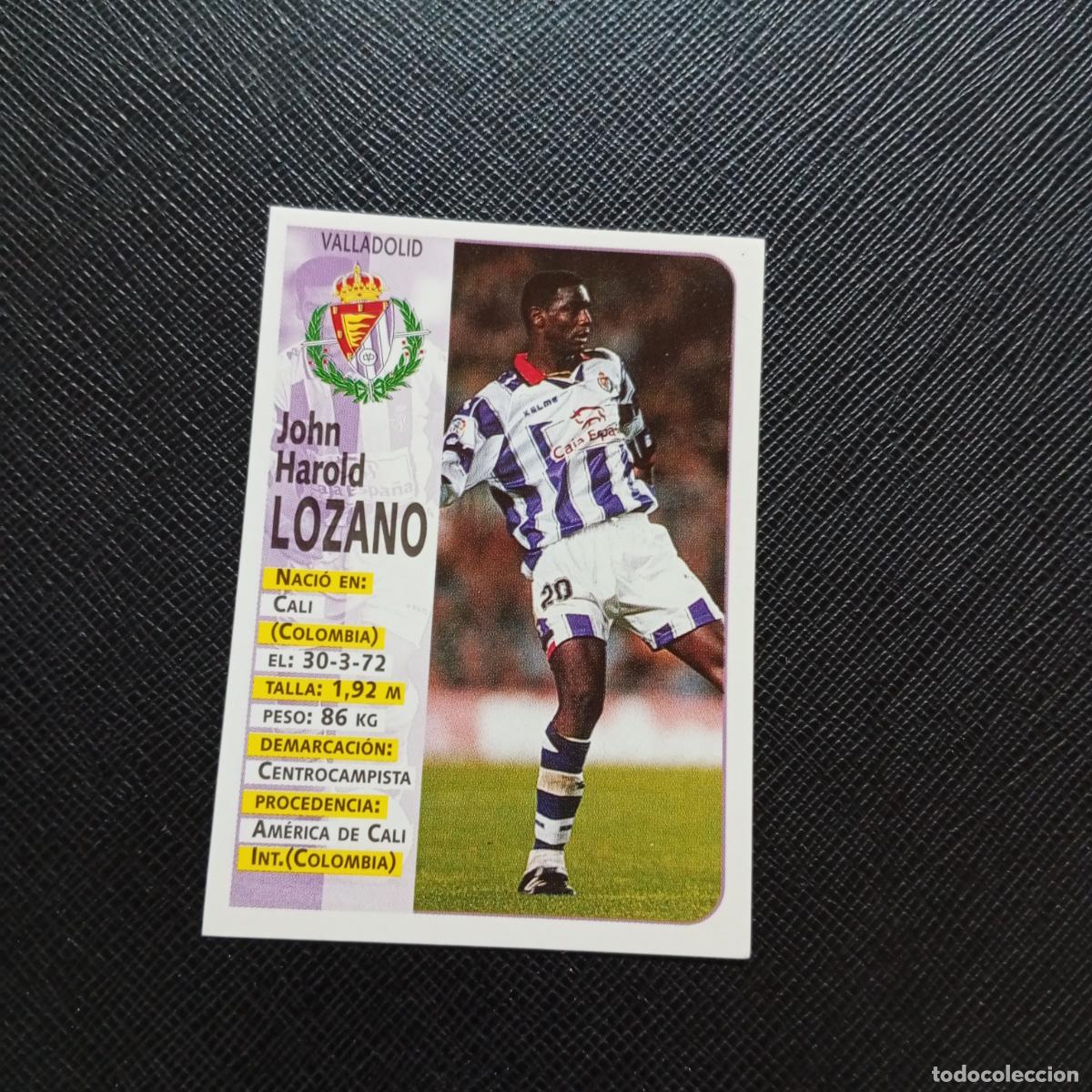 Cartes &agrave; collectionner de Football: 209 LOZANO VALLADOLID PANINI 1998 1999 CROMO FUTBOL LIGA 98 99 - SIN PEGAR - A146 PG190 B