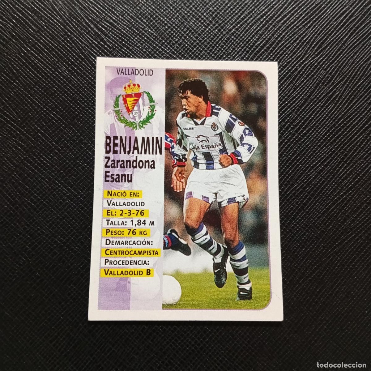 Cromos de Futebol: 212 BENJAMIN VALLADOLID PANINI 1998 1999 CROMO FUTBOL LIGA 98 99 - SIN PEGAR - A146 PG199