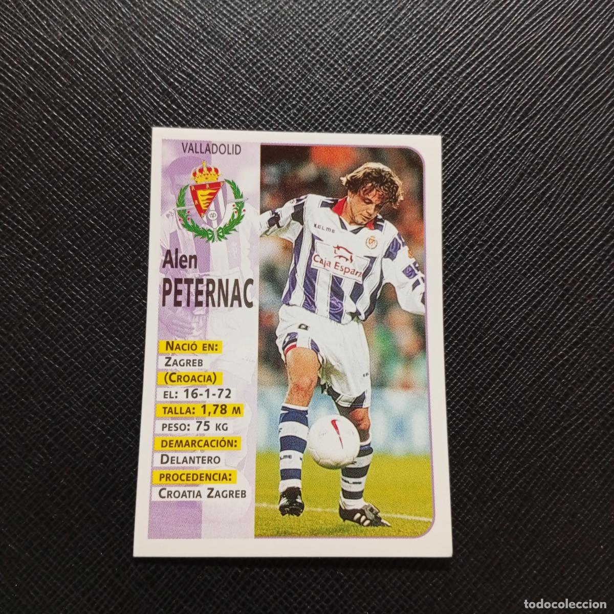 Cromos de F&uacute;tbol: 214 PETERNAC VALLADOLID PANINI 1998 1999 CROMO FUTBOL LIGA 98 99 - SIN PEGAR - A146 PG199 B