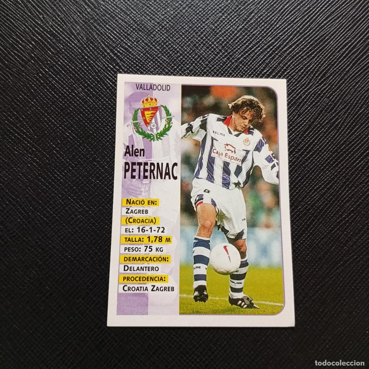 Cromos de F&uacute;tbol: 214 PETERNAC VALLADOLID PANINI 1998 1999 CROMO FUTBOL LIGA 98 99 - SIN PEGAR - A146 PG208
