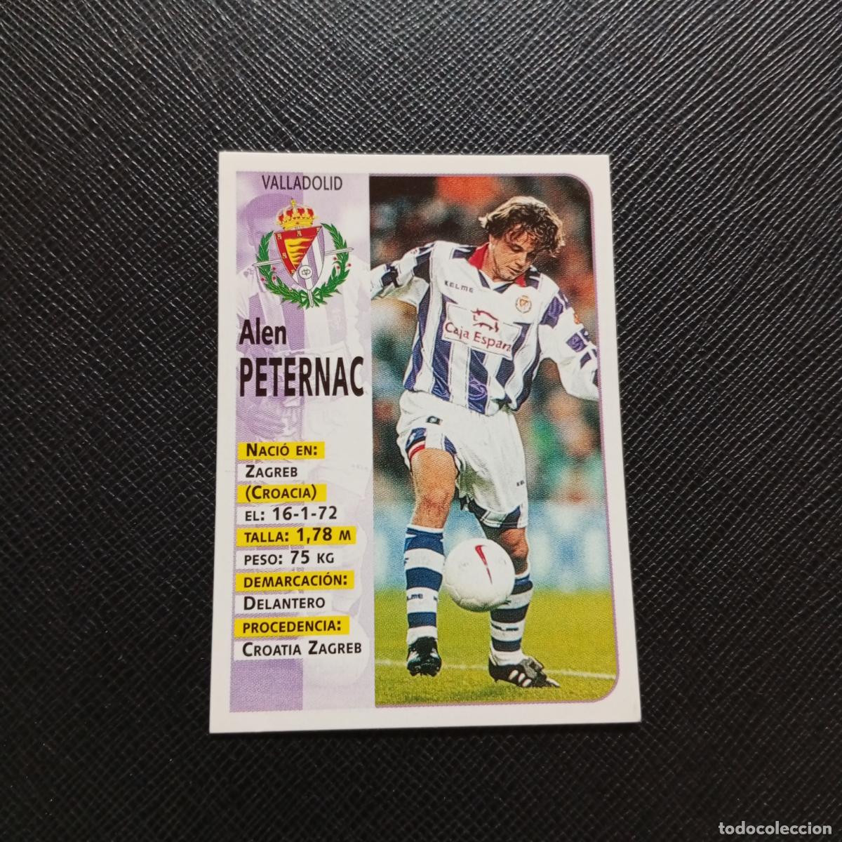Cromos de F&uacute;tbol: 214 PETERNAC VALLADOLID PANINI 1998 1999 CROMO FUTBOL LIGA 98 99 - SIN PEGAR - A146 PG208 B