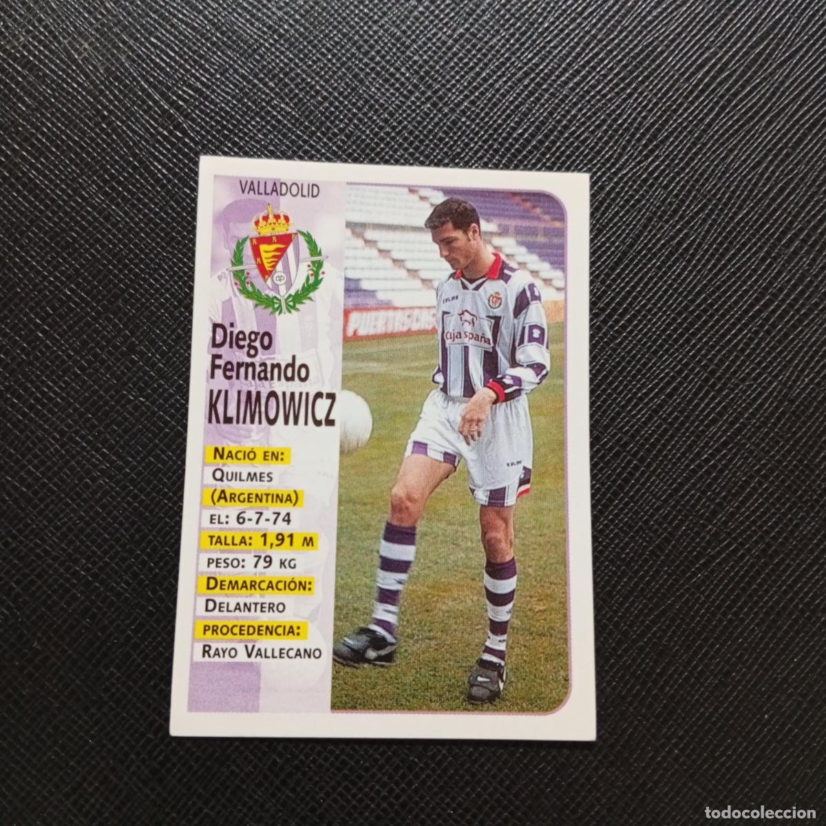 Cromos de F&uacute;tbol: 215 KLIMOWICZ VALLADOLID PANINI 1998 1999 CROMO FUTBOL LIGA 98 99 - SIN PEGAR - A146 PG199