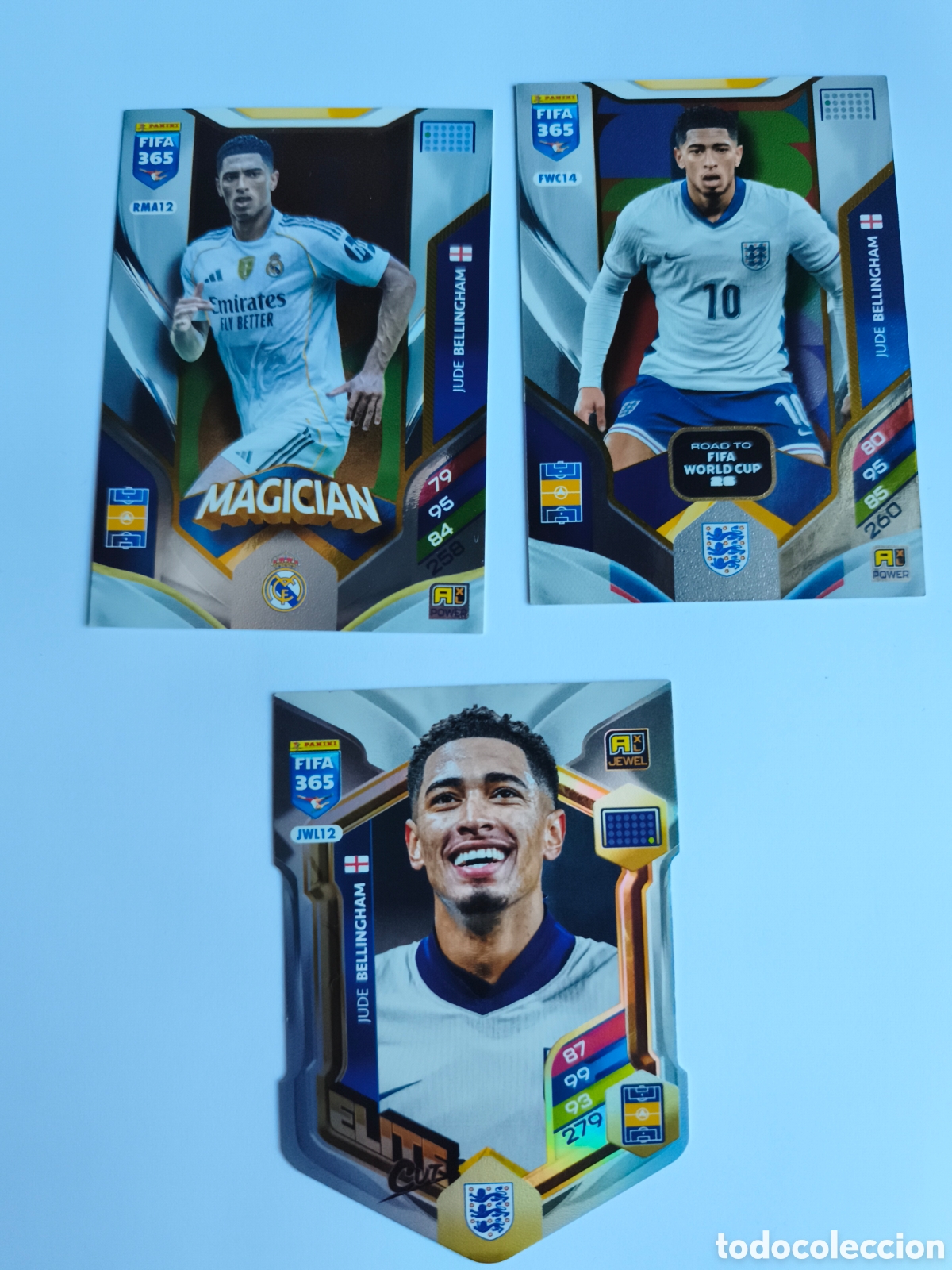 Football Stickers: FIFA365. RMA12, FWC14,JWL12.. JUDE BELLINGHAM