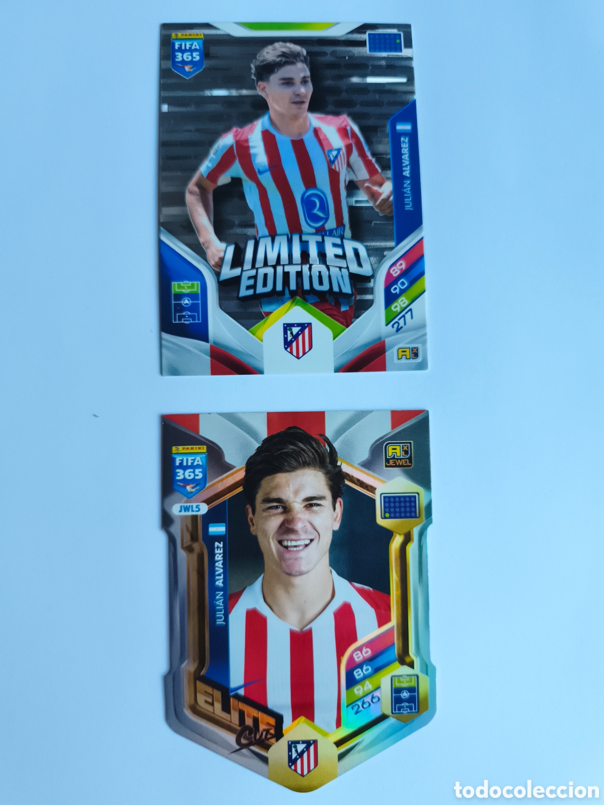 Cromos de F&uacute;tbol: FIFA365. JWL5 Y JULIAN ALVAREZ LIMITES EDITION
