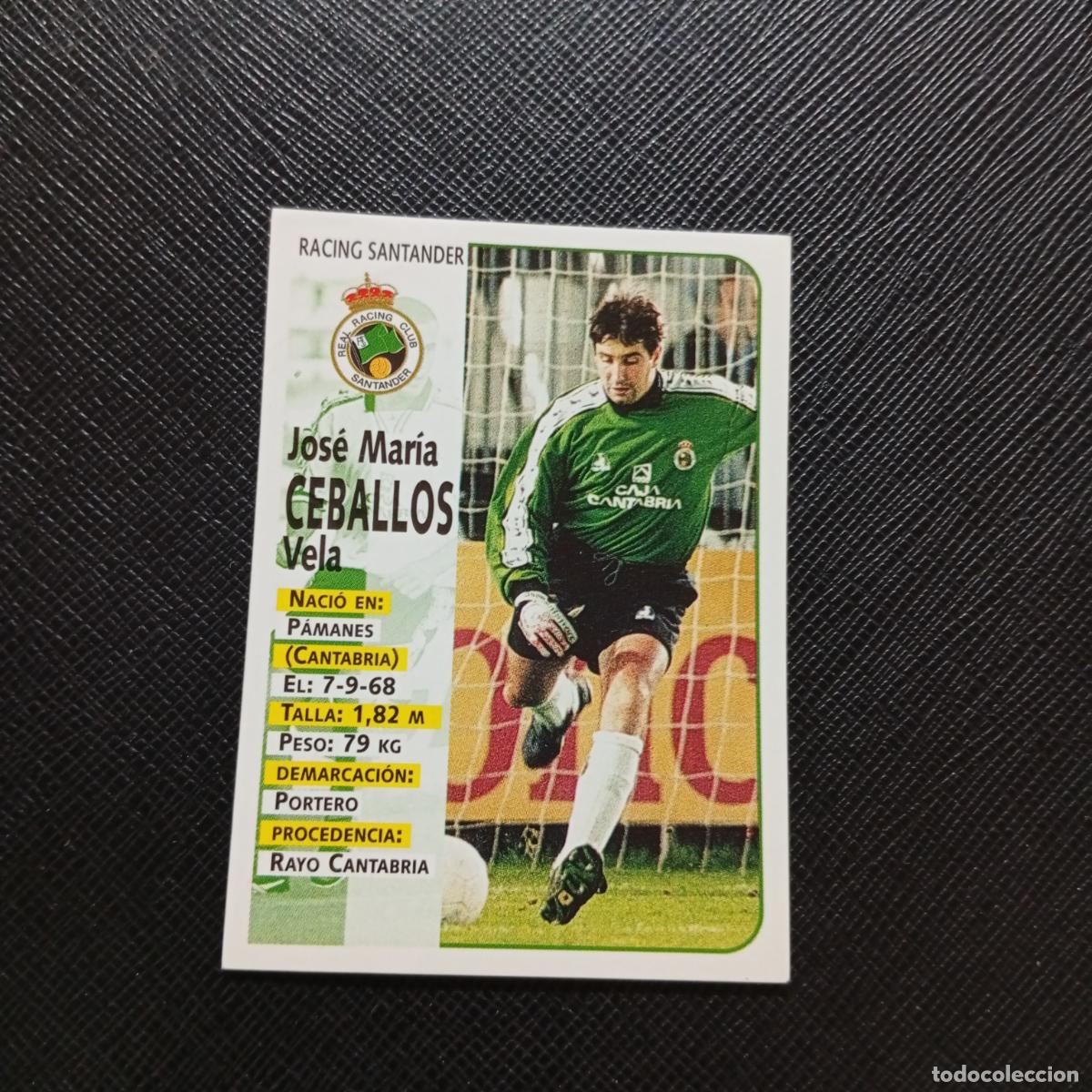 Cromos de F&uacute;tbol: 276 CEBALLOS RACING PANINI 1998 1999 CROMO FUTBOL LIGA 98 99 - SIN PEGAR - A146 PG217