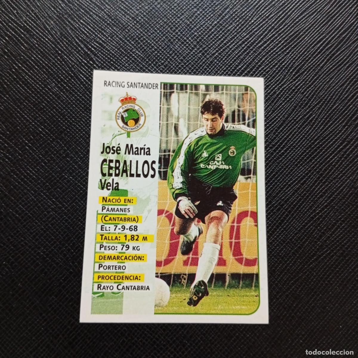 Cromos de F&uacute;tbol: 276 CEBALLOS RACING PANINI 1998 1999 CROMO FUTBOL LIGA 98 99 - SIN PEGAR - A146 PG217 B