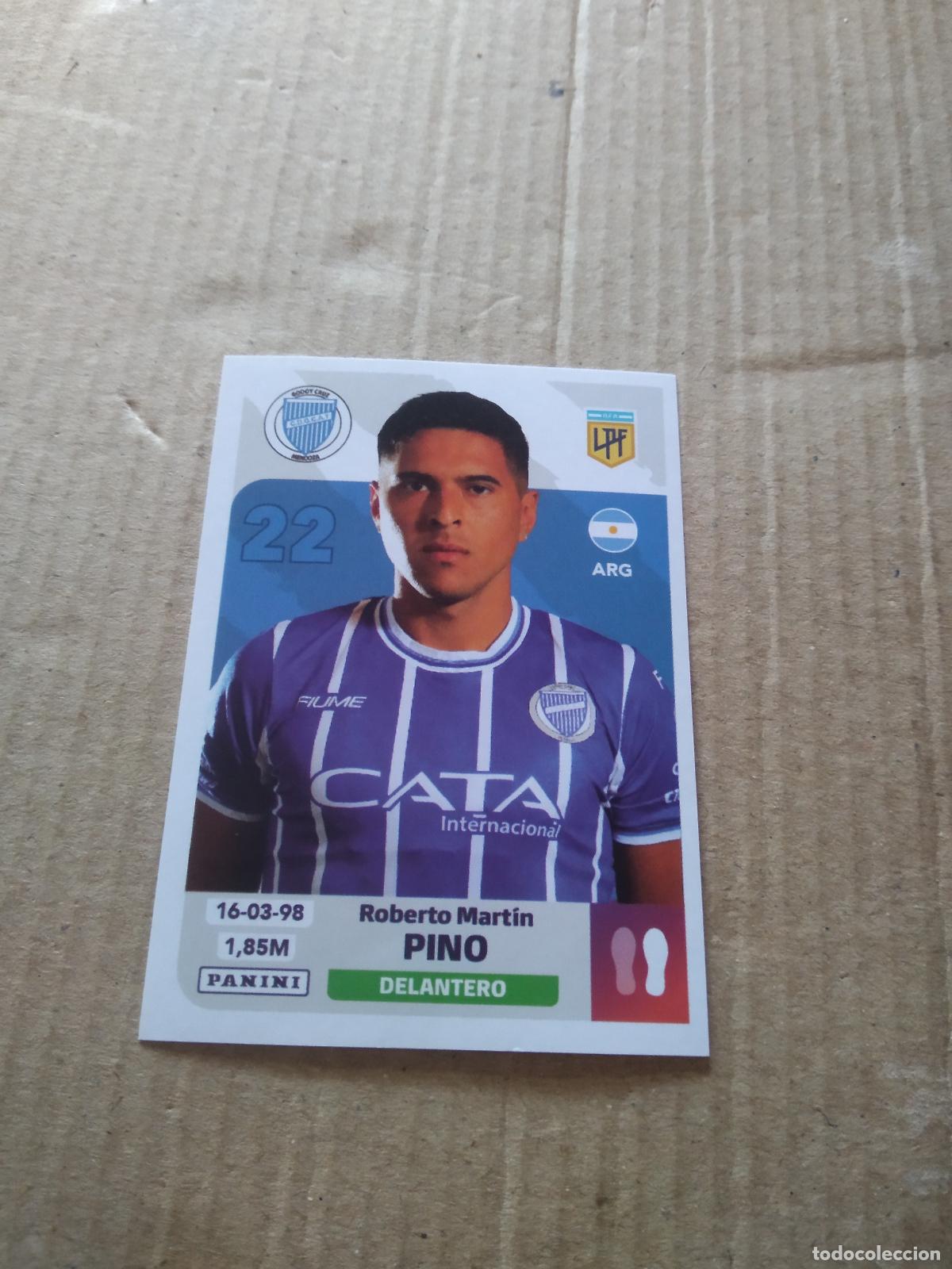 Cromos de F&uacute;tbol: GOD 13 ROBERTO MARTIN PINO GODOY CRUZ CROMO FUTBOL ARGENTINO PANINI LIGA ARGENTINA 2024