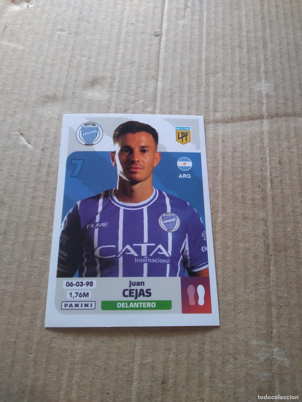 Cromos de F&uacute;tbol: GOD 14 JUAN CEJAS GODOY CRUZ CROMO FUTBOL ARGENTINO PANINI LIGA ARGENTINA 2024