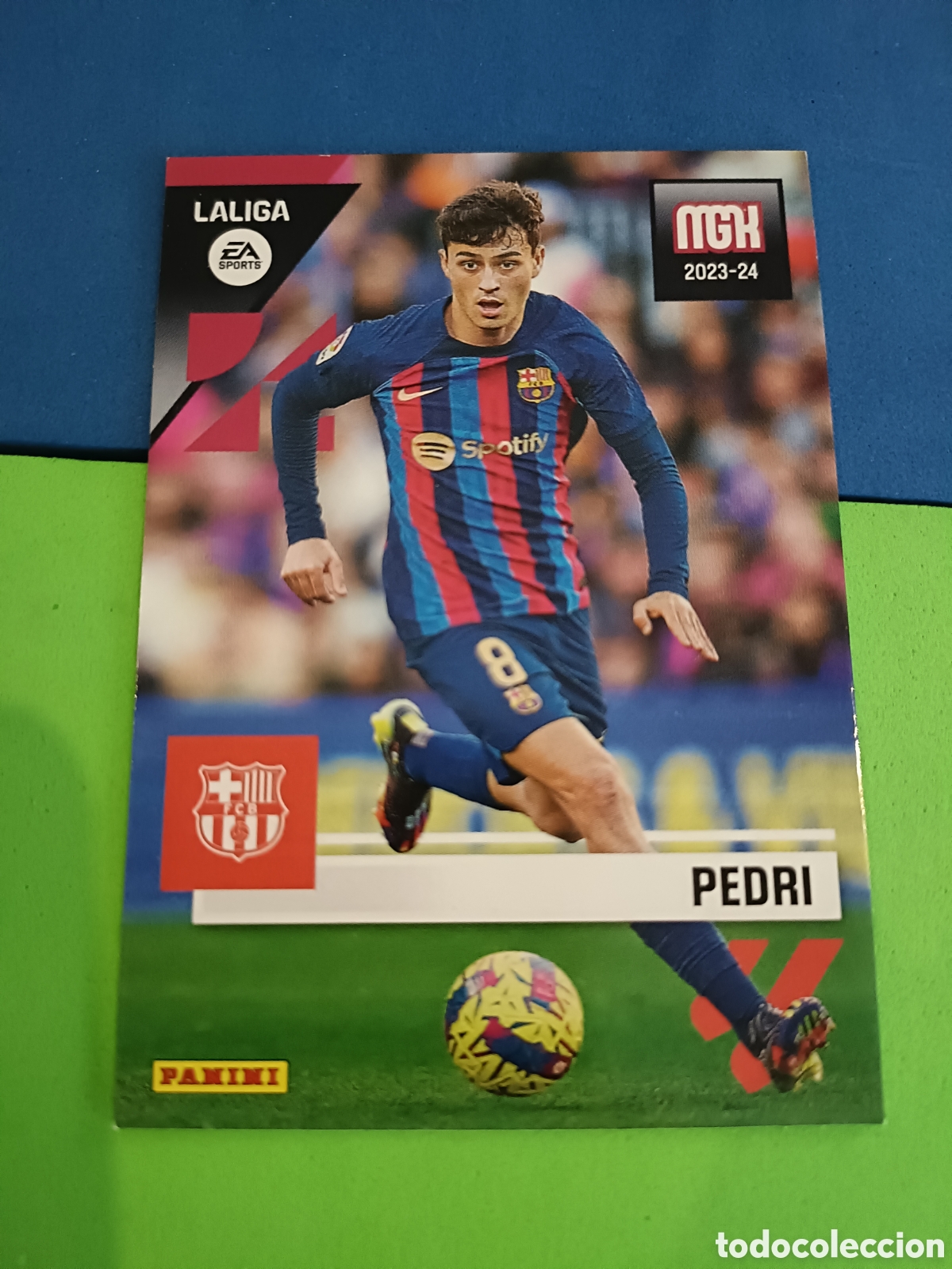 Cromos de F&uacute;tbol: Panini MEGACRACKS MGK Liga 2023 2024 23 24 - 103 Pedri Barcelona