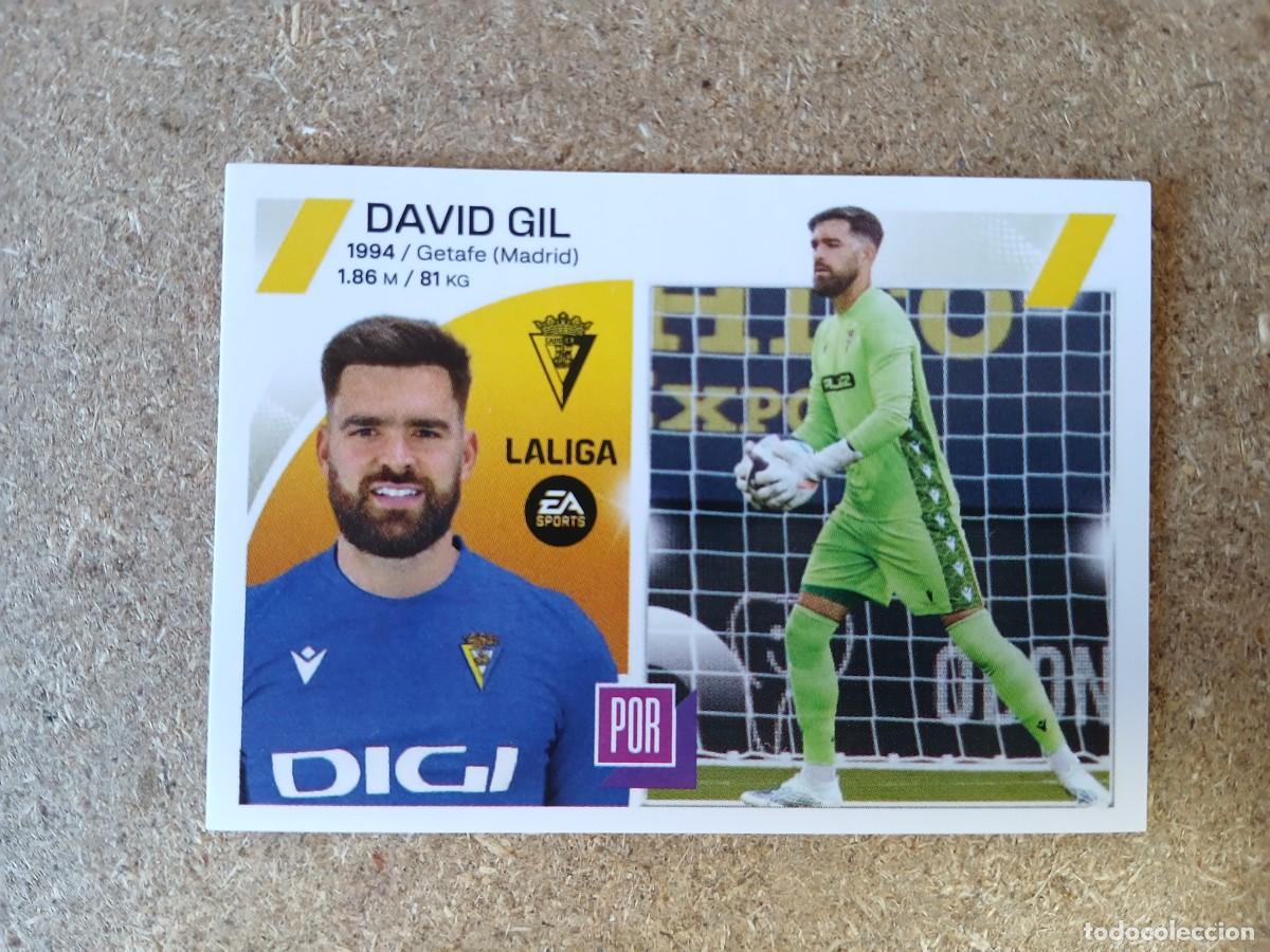Cromos de Futebol: DAVID GIL - CADIZ CF N&ordm; 4 LIGA ESTE 2023 2024 - 23 24