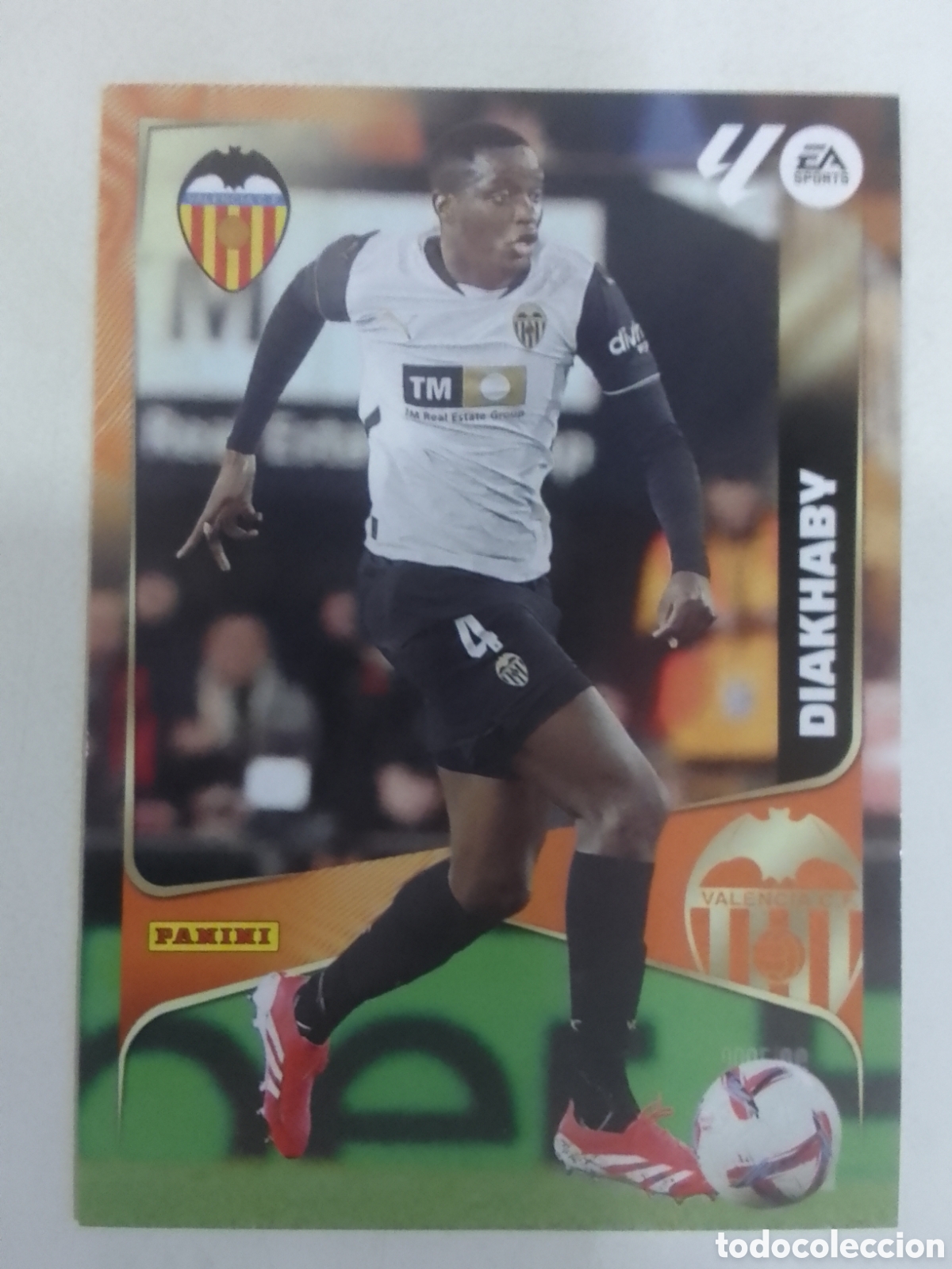 Cromos de F&uacute;tbol: Megacracks 2025/26 n&deg; 349 Diakhaby &bull; Valencia.