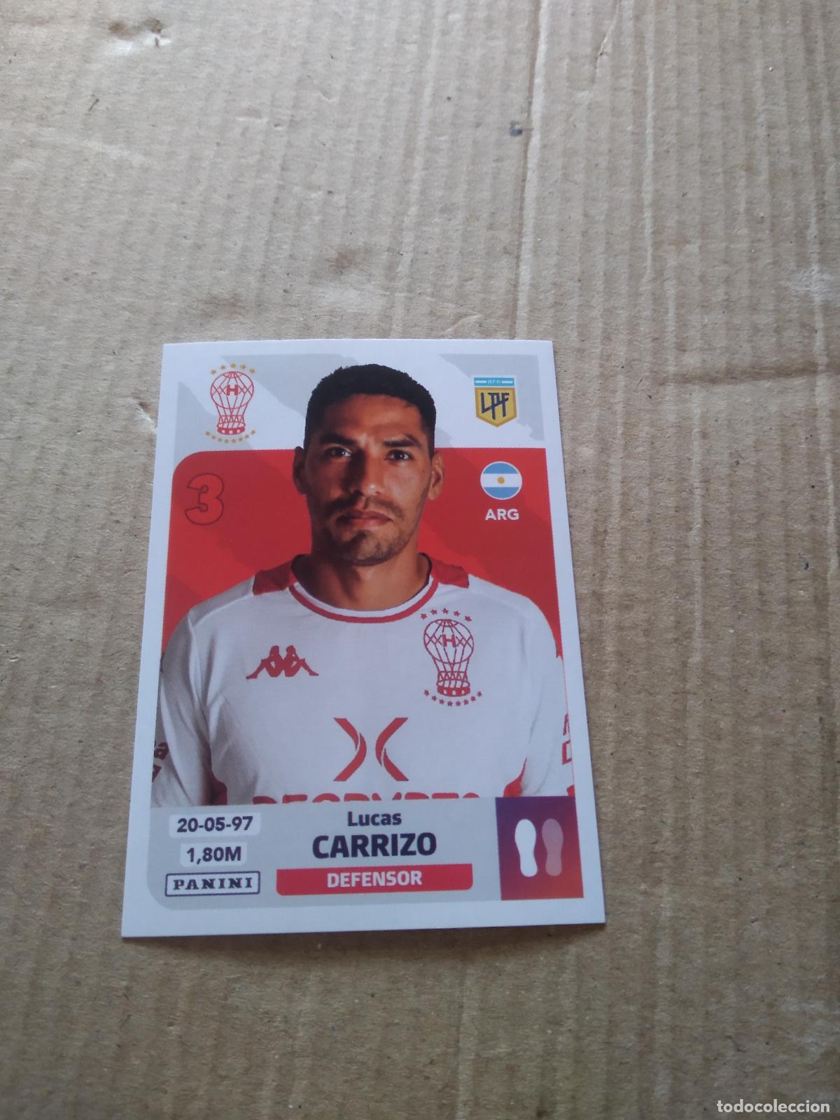 Cromos de F&uacute;tbol: HUR 4 LUCAS CARRIZO HURACAN CROMO FUTBOL ARGENTINO PANINI LIGA ARGENTINA 2024