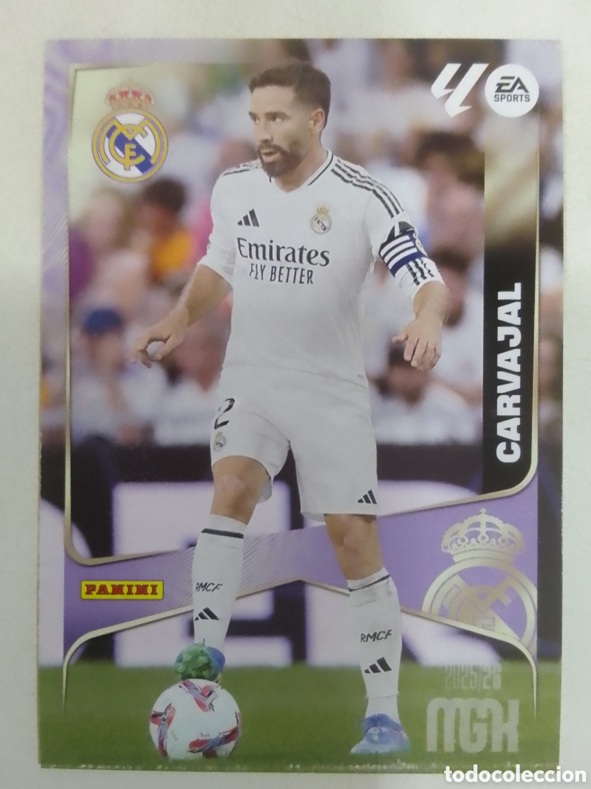 Cromos de F&uacute;tbol: Megacracks 2025/26 n&deg; 220 Carvajal &bull; Real Madrid.