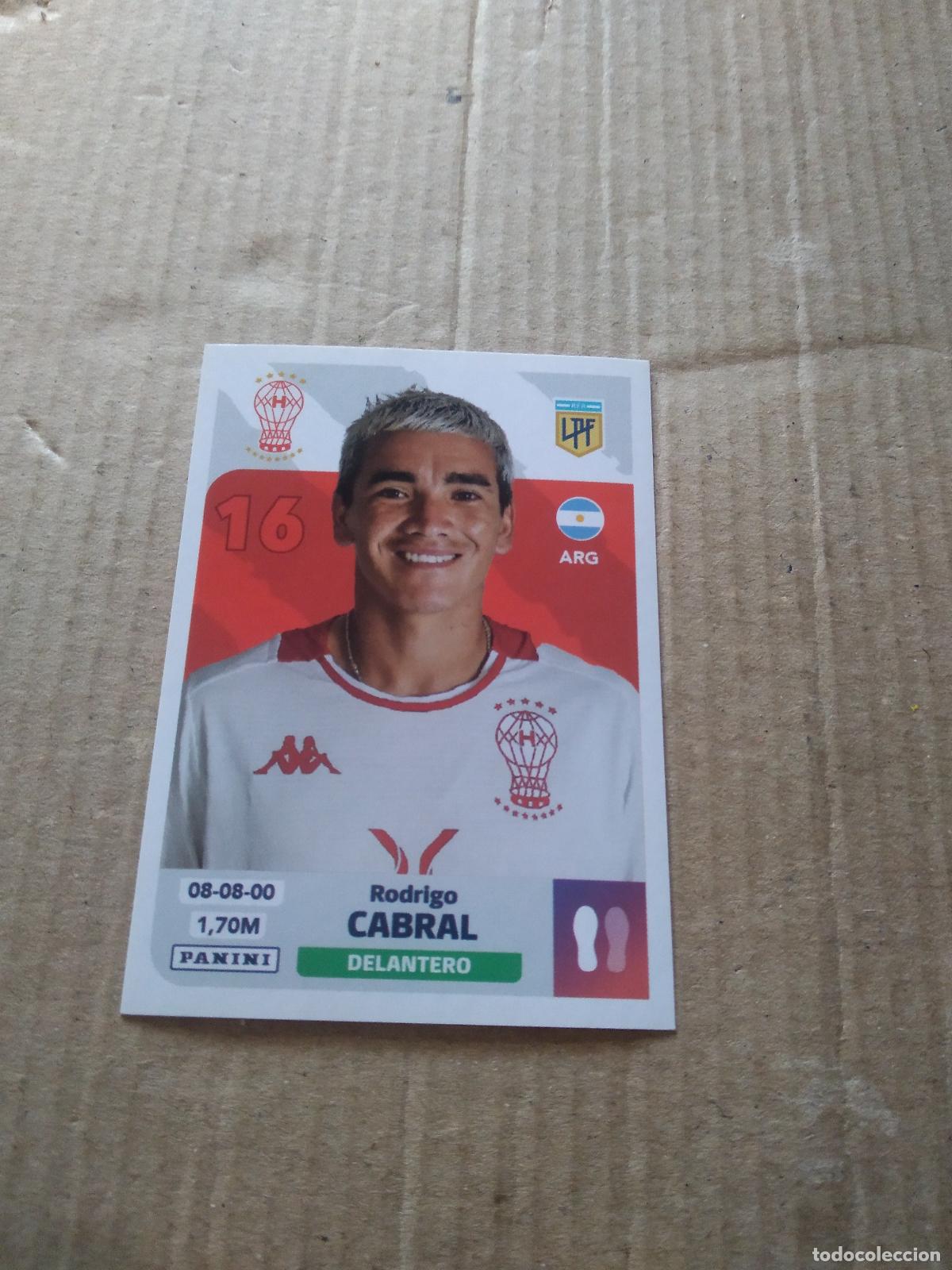 Cromos de Futebol: HUR 14 RODRIGO CABRAL HURACAN CROMO FUTBOL ARGENTINO PANINI LIGA ARGENTINA 2024