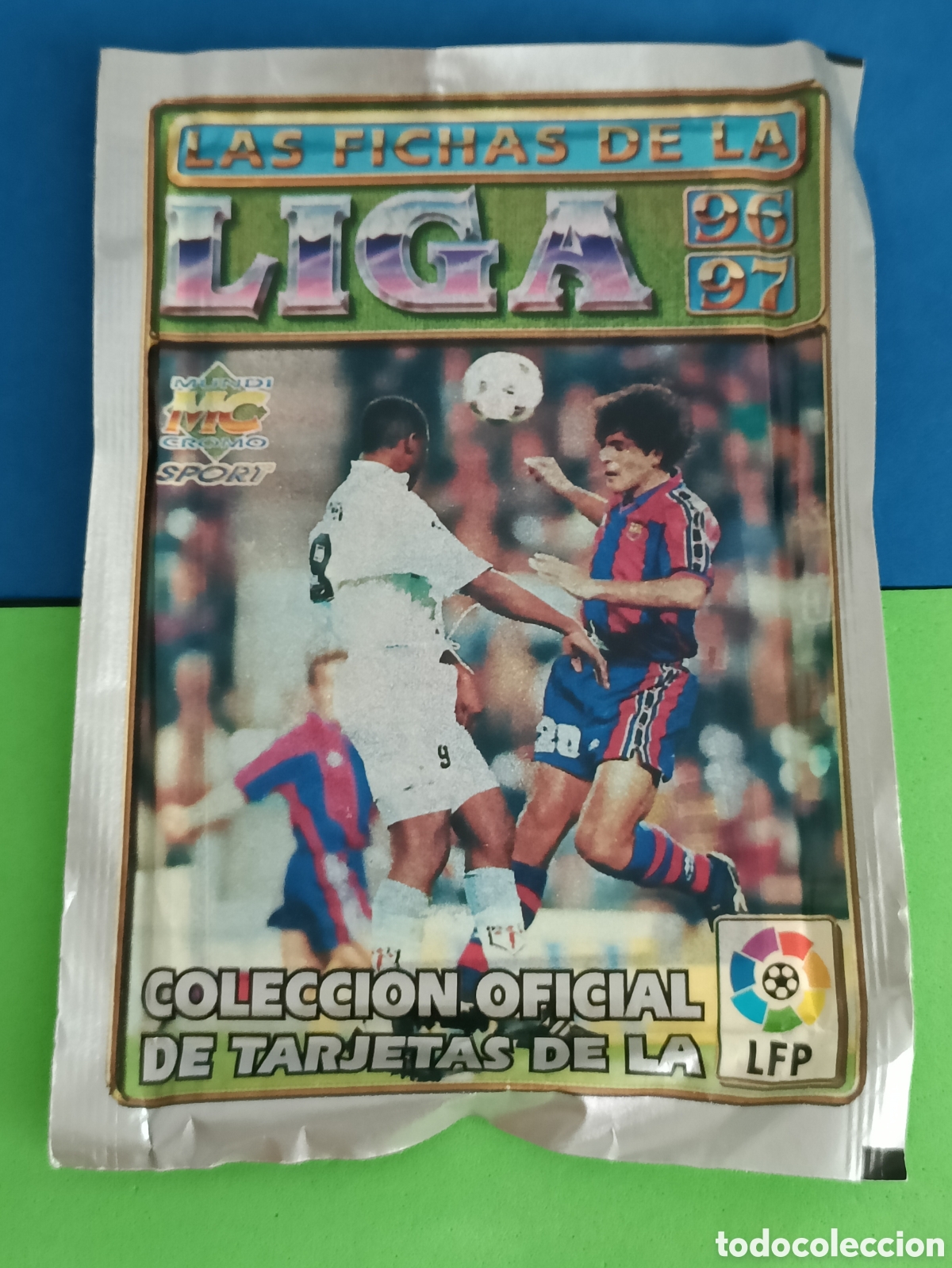 Cromos de Futebol: Sobre cromos sin abrir Mundicromo 1996 1997 Nadal Barcelona