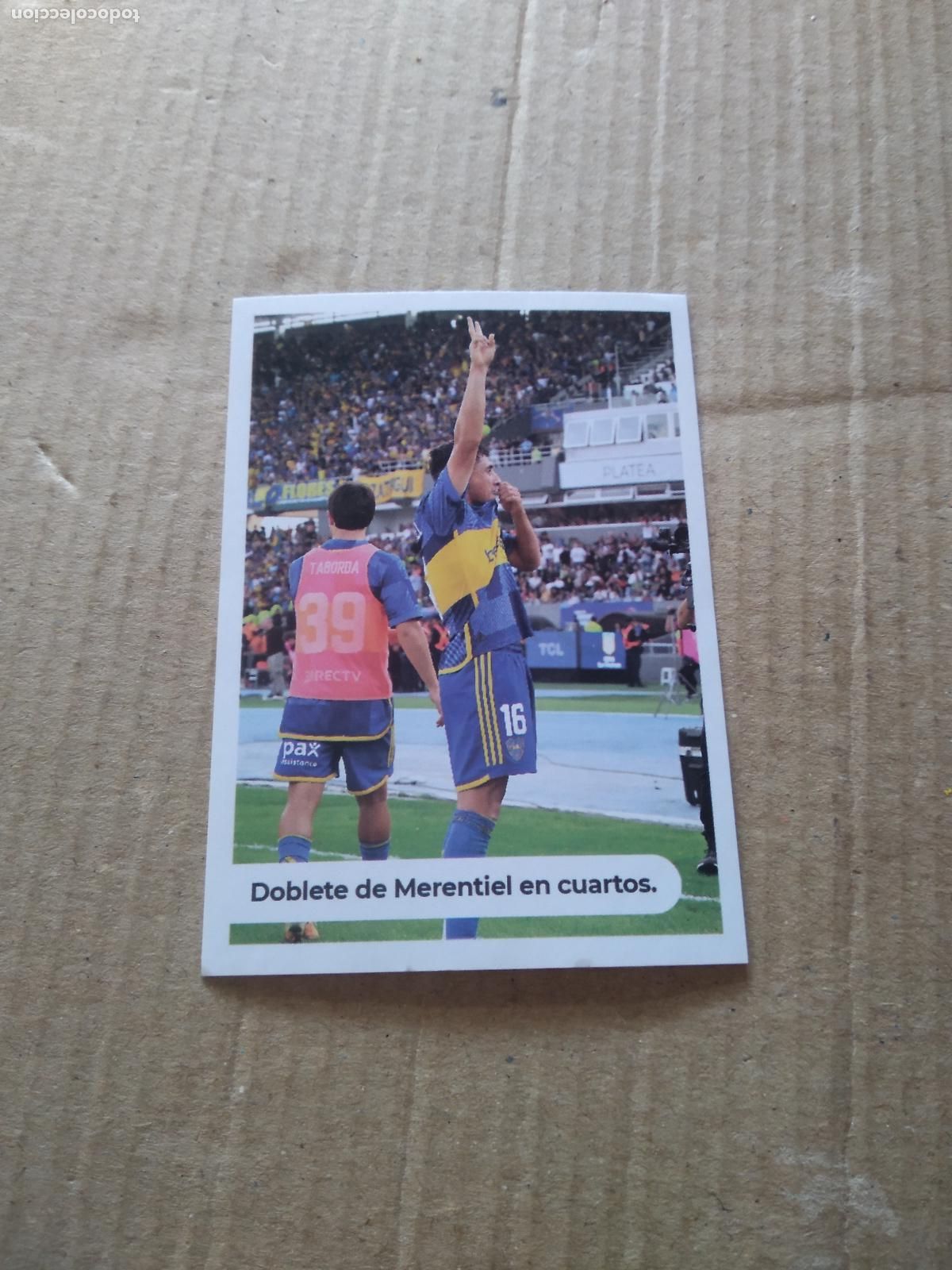 Cromos de F&uacute;tbol: COP 3 MERENTIEL BOCA JUNIORS CROMO FUTBOL ARGENTINO PANINI LIGA ARGENTINA 2024