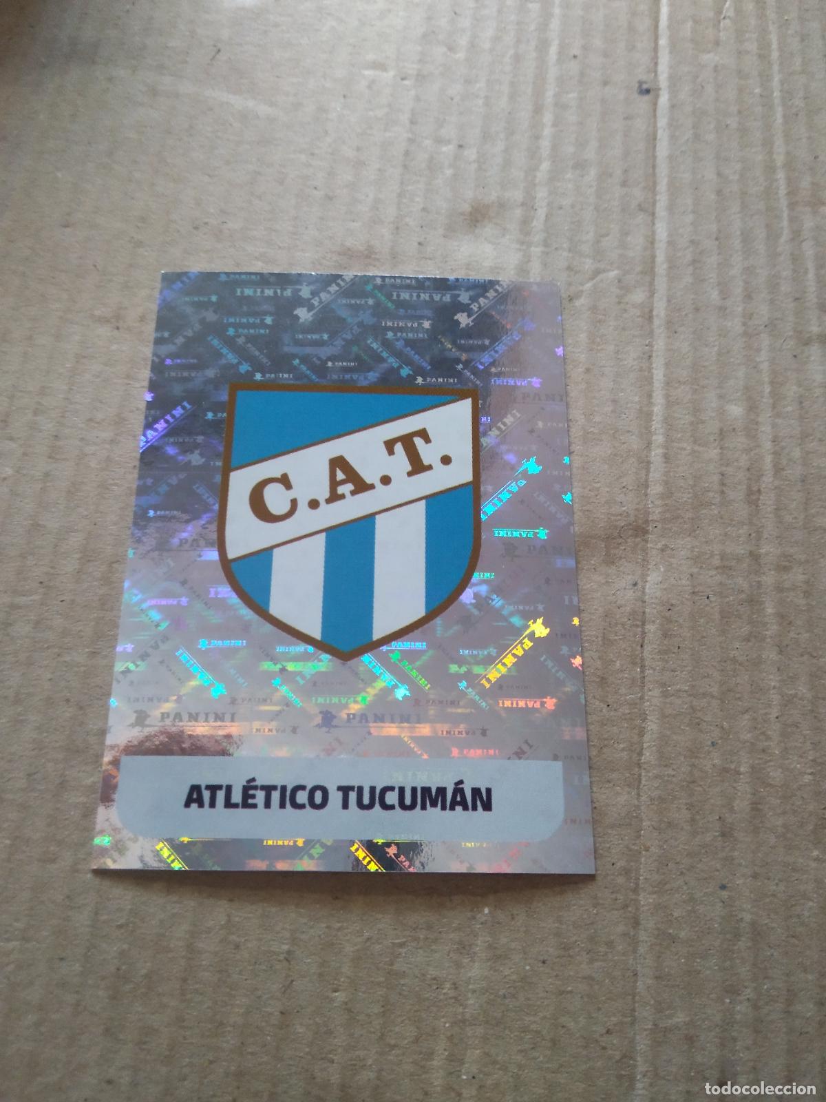 Cromos de F&uacute;tbol: ATU 1 ESCUDO ATLETICO TUCUMAN CROMO FUTBOL ARGENTINO PANINI LIGA ARGENTINA 2024