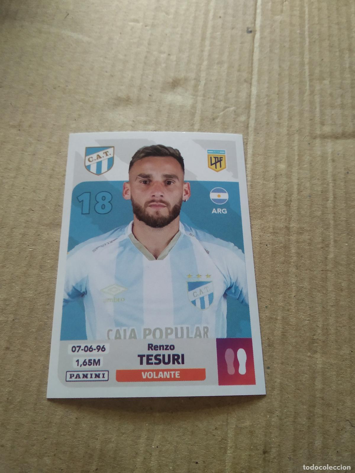 Cromos de F&uacute;tbol: ATU 9 RENZO TESURI ATLETICO TUCUMAN CROMO FUTBOL ARGENTINO PANINI LIGA ARGENTINA 2024