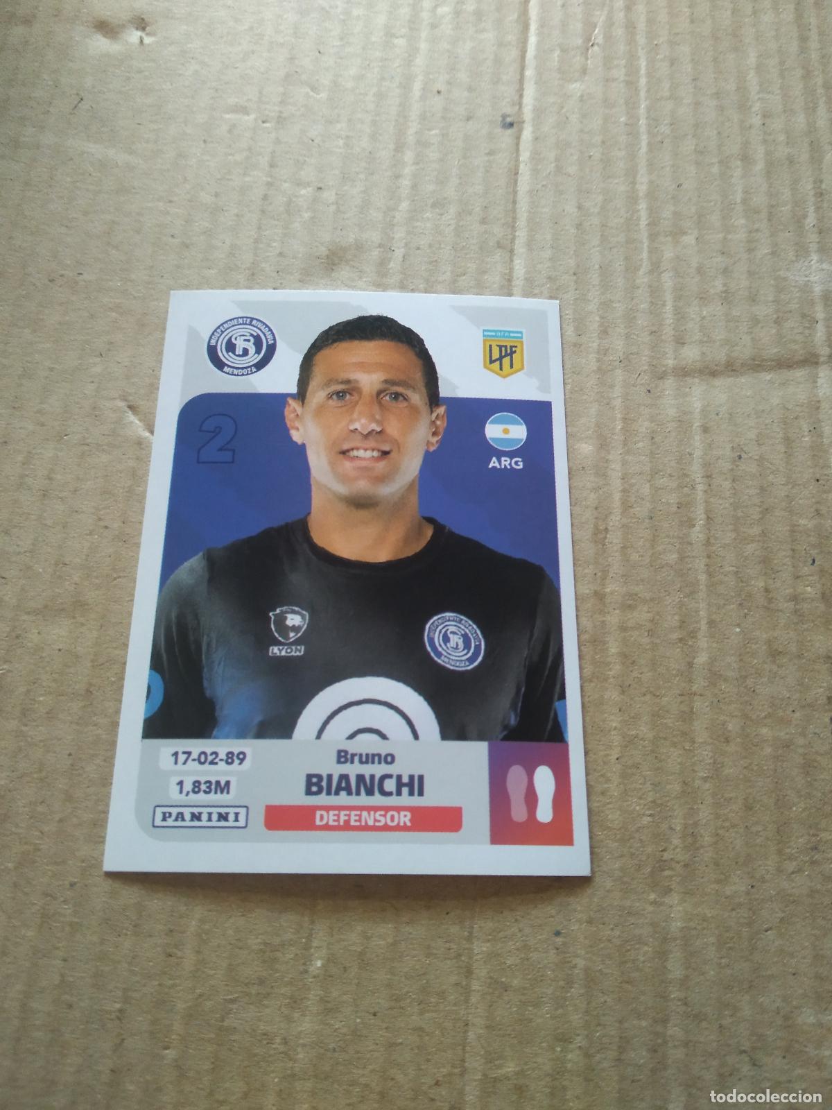 Cromos de F&uacute;tbol: IRM 6 BRUNO BIANCHI INDEPENDIENTE RIVADAVIA CROMO FUTBOL ARGENTINO PANINI LIGA ARGENTINA 2024