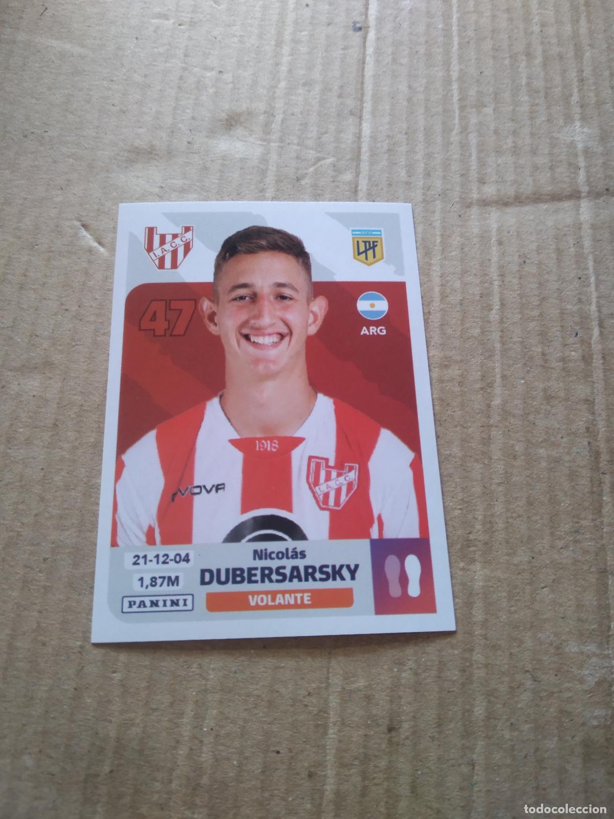 Cromos de F&uacute;tbol: INS 9 NICOLAS DUBERSARSKY INSTITUTO CROMO FUTBOL ARGENTINO PANINI LIGA ARGENTINA 2024