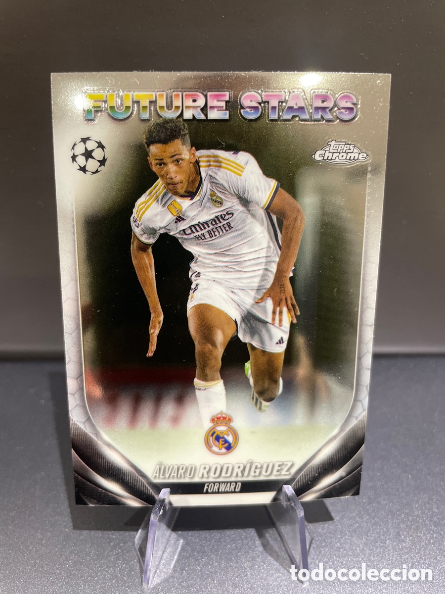 Fu&szlig;ball-Sticker: Alvaro Rodriguez 134 Future Stars Topps Chrome 2024 Real Madrid