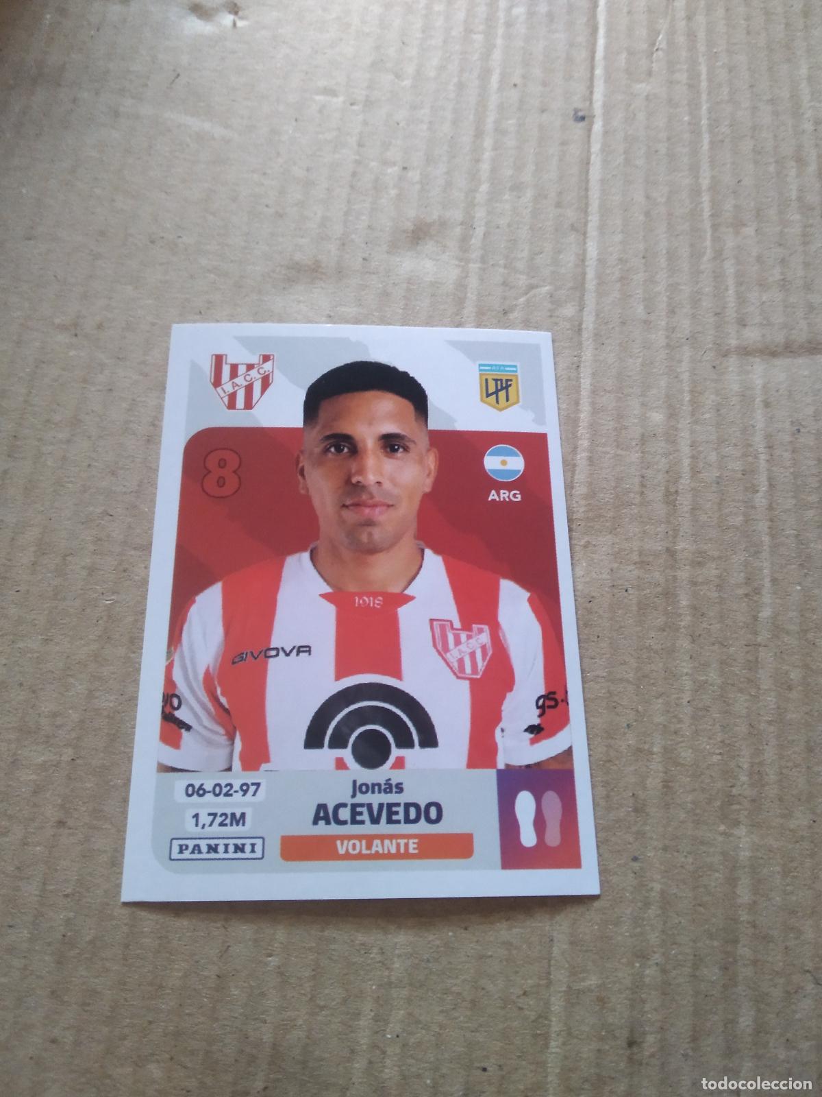 Cromos de F&uacute;tbol: INS 11 JONAS ACEVEDO INSTITUTO CROMO FUTBOL ARGENTINO PANINI LIGA ARGENTINA 2024