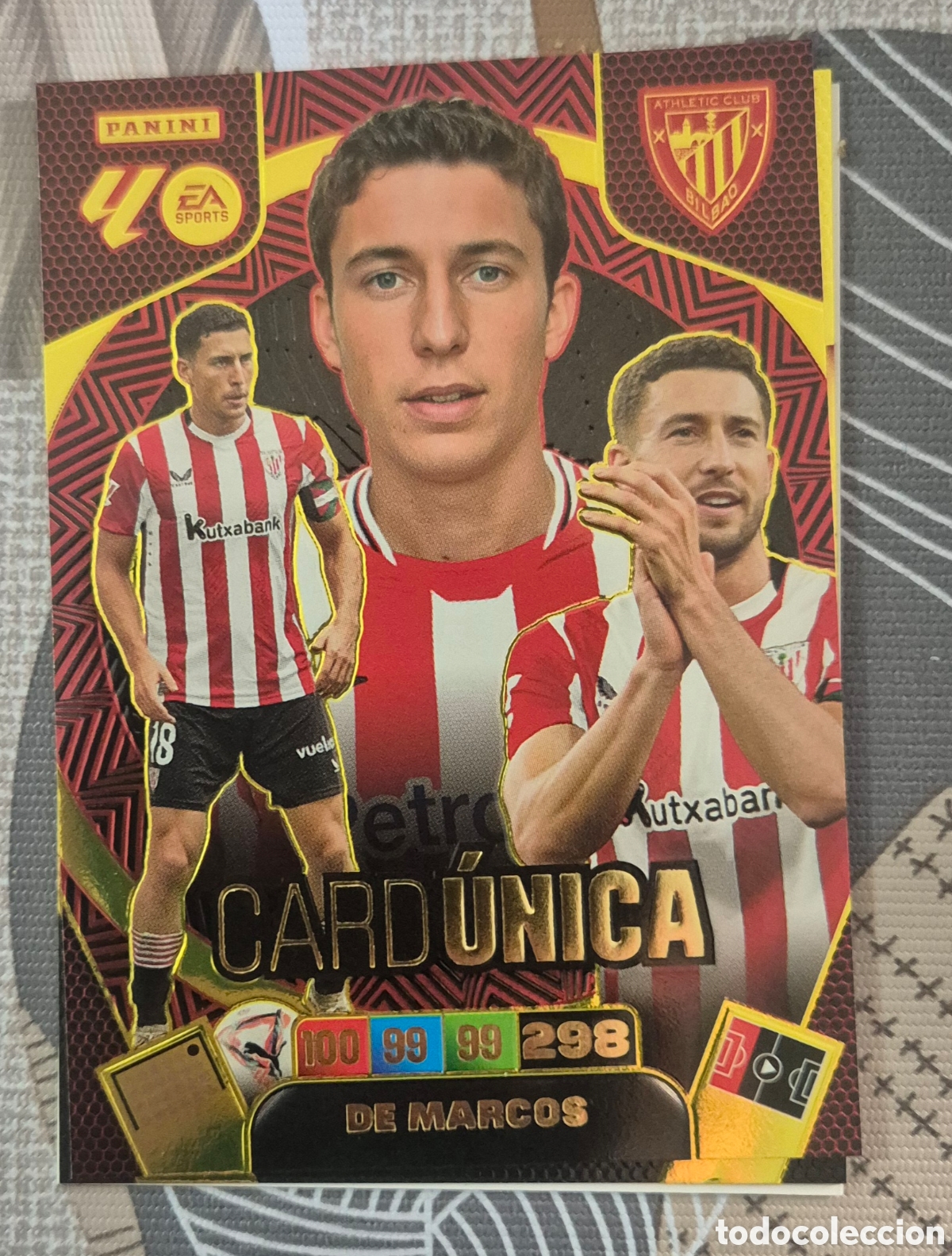 Football Stickers: De marcos Bilbao card unida dream box adrenalyn 2026