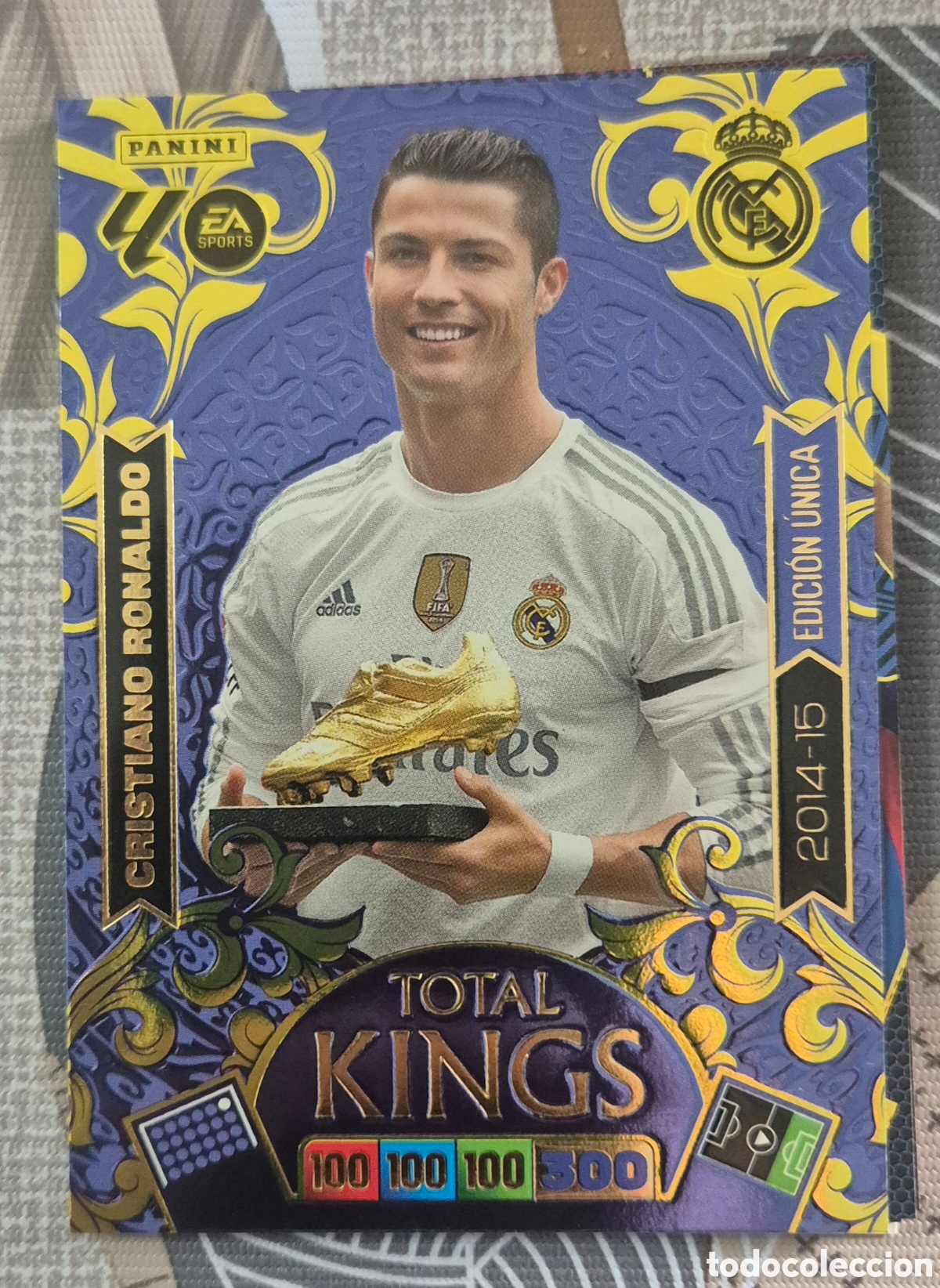 Cromos de F&uacute;tbol: Cristiano ronaldo madrid total kings dream box adrenalyn 2026