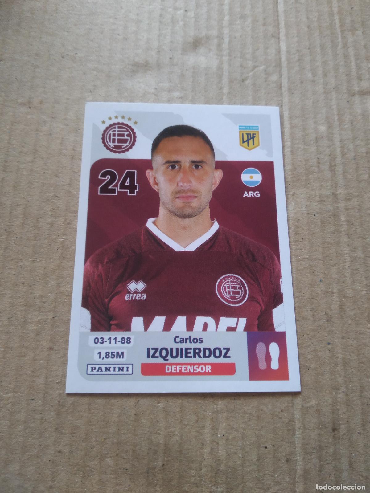 Cromos de F&uacute;tbol: LAN 5 CARLOS IZQUIERDOZ LANUS CROMO FUTBOL ARGENTINO PANINI LIGA ARGENTINA 2024