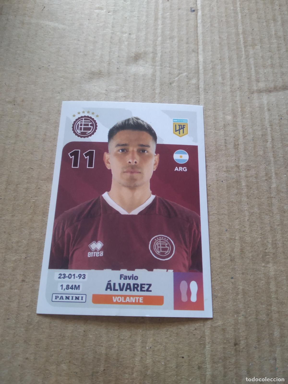 Cromos de F&uacute;tbol: LAN 10 FAVIO ALVAREZ LANUS CROMO FUTBOL ARGENTINO PANINI LIGA ARGENTINA 2024