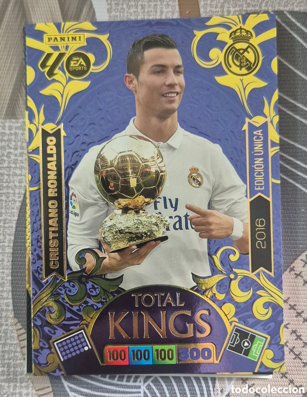 Cromos de F&uacute;tbol: Cristiano ronaldo madrid total kings dream box adrenalyn 2026