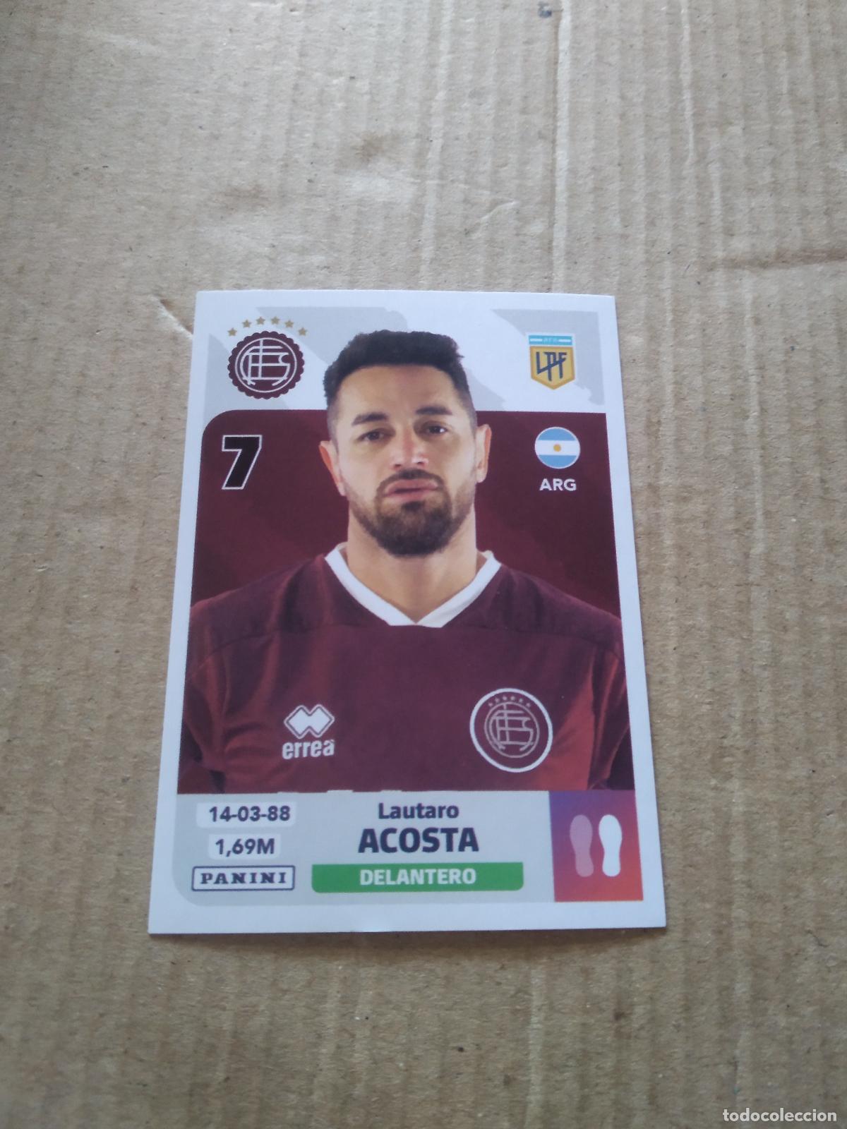 Cromos de F&uacute;tbol: LAN 16 LAUTARO ACOSTA LANUS CROMO FUTBOL ARGENTINO PANINI LIGA ARGENTINA 2024
